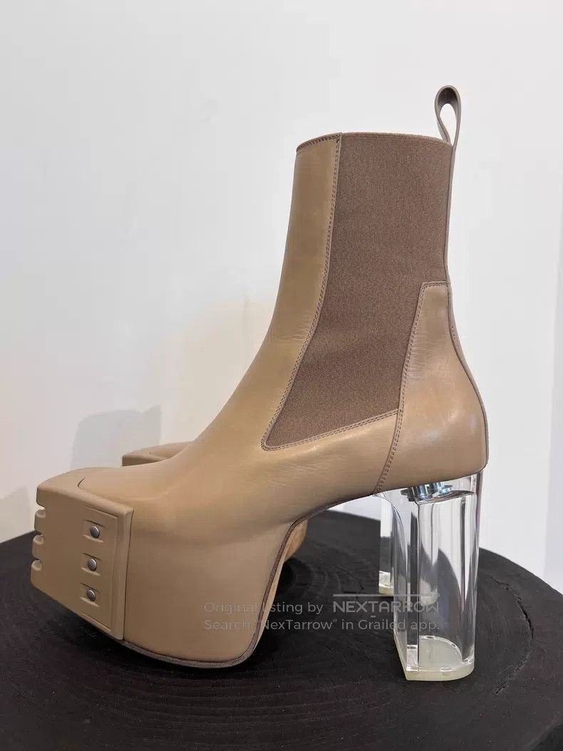 Rick Owens Rick Owens Grilled Platforms with dark pearl and clear det Size US 9.5 / IT 39.5 - 3 Thumbnail