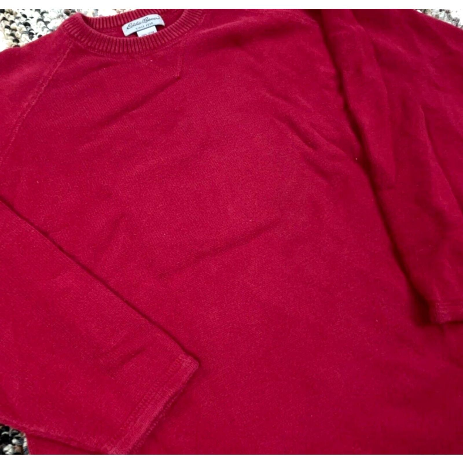 Eddie Bauer Eddie Bauer Sweater Women Medium Red Heavy Knit Pullover Crewneck Y2K Size M / US 6-8 / IT 42-44 - 3 Thumbnail
