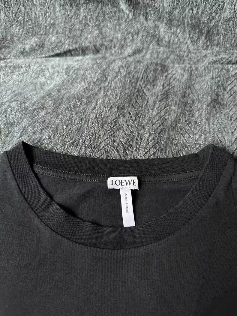 Loewe loewe Black embroidered logo short sleeve 2506-Nextarrow Size US M / EU 48-50 / 2 - 3 Thumbnail