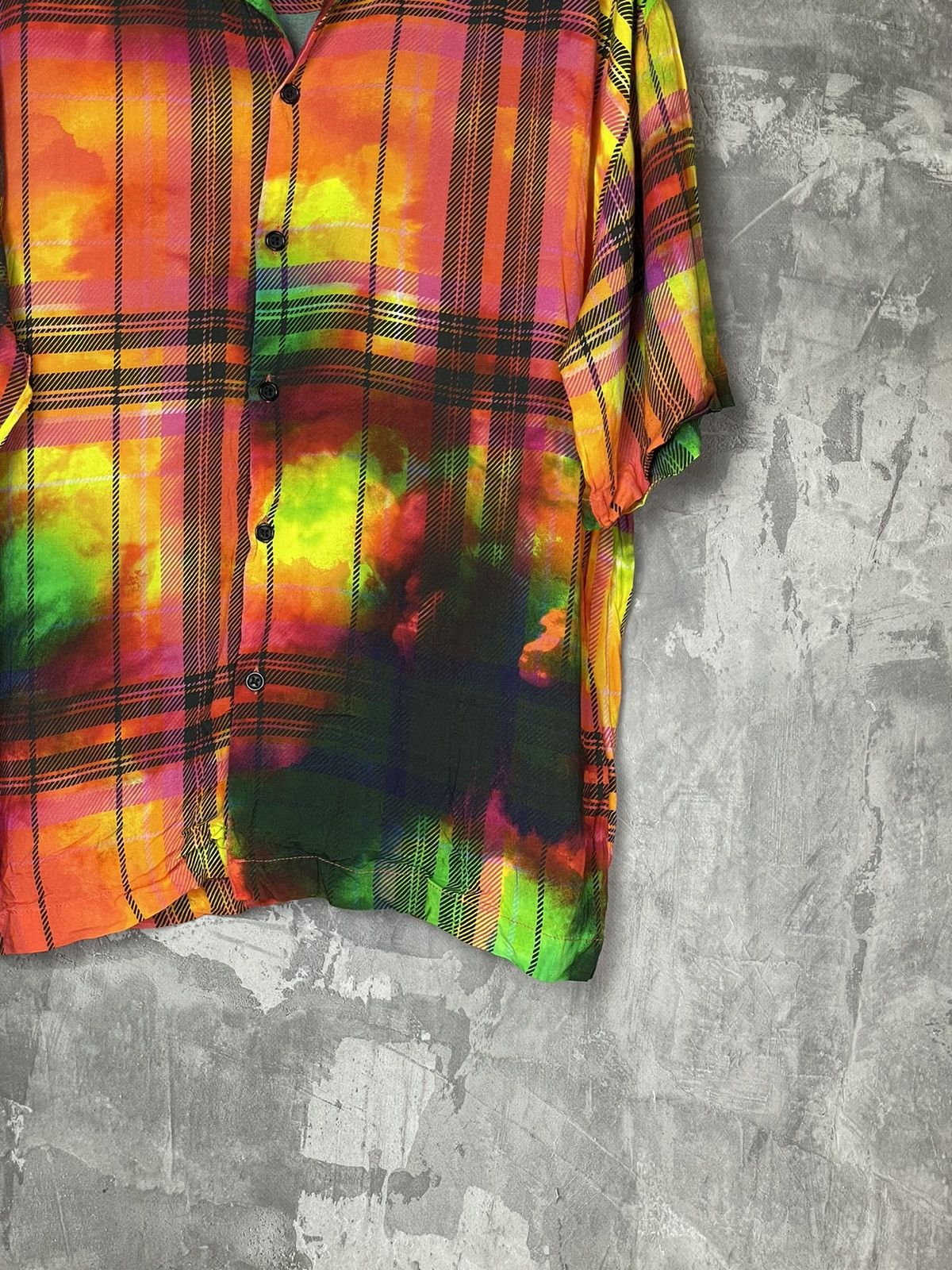 Jaded London × Japanese Brand × Vintage Vintage Jaded London Shirt Style Y2K Coloured Ed Hardy Size US M / EU 48-50 / 2 - 6 Thumbnail