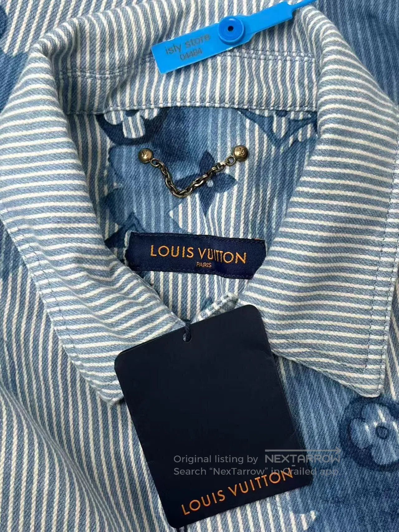 Louis Vuitton louis vuitton blue logo long sleeve shirt. Size US L / EU 52-54 / 3 - 5 Thumbnail