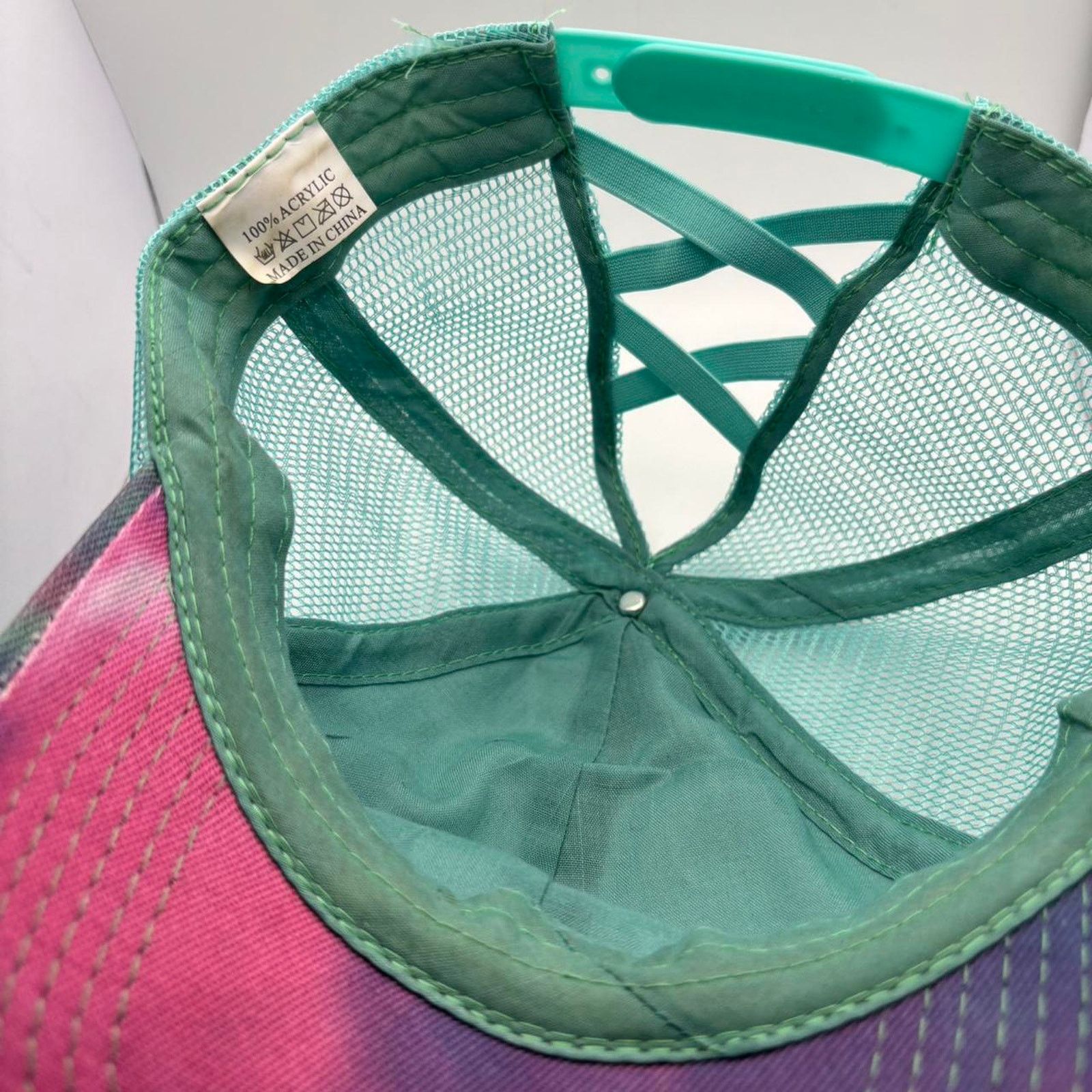 Other Blue & Purple Tie Dye Hat Size ONE SIZE - 4 Thumbnail