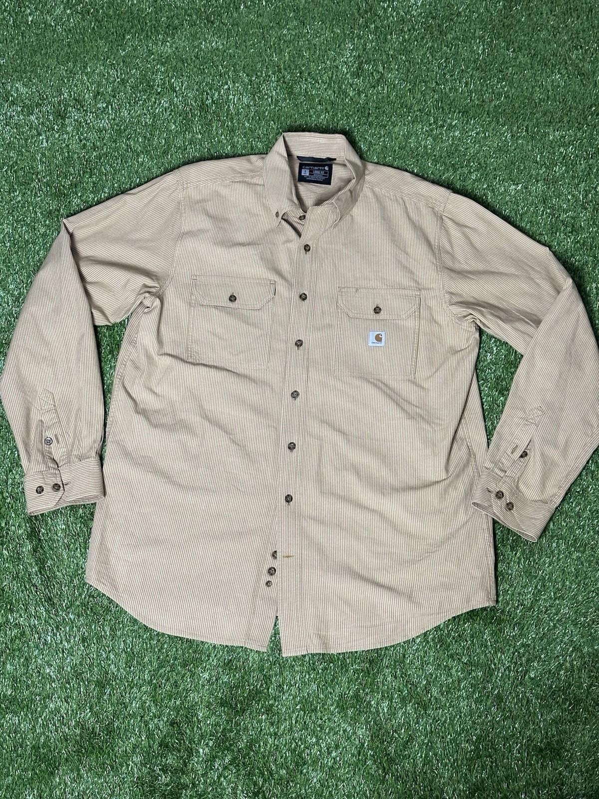 Carhartt Carhartt Loose Fit Long Sleeve Button Down size TALL LARGE Size US L / EU 52-54 / 3 - 1 Thumbnail