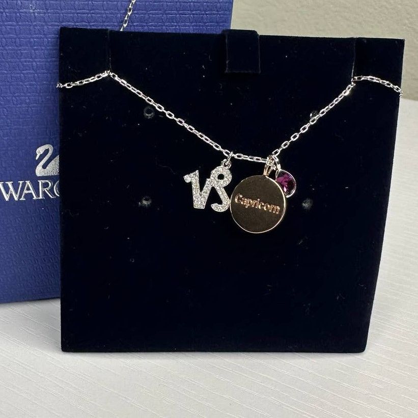 Swarovski Swarovski Zodiac Pendant, Capricorn , horoscope Necklace Size ONE SIZE - 3 Thumbnail