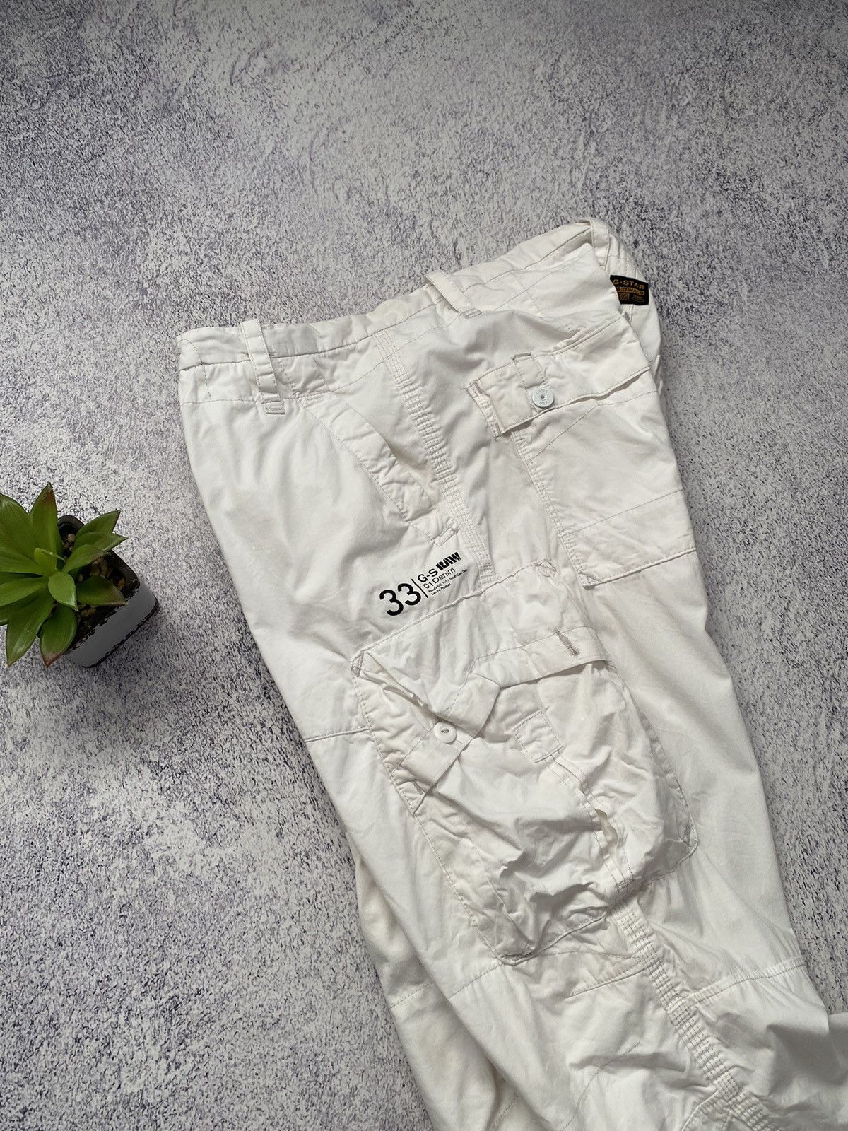 G-Star VINTAGE G-STAR RAW LOOSE CARGO PANTS JAPAN STYLE GORPCORE Size US 36 / EU 52 - 2 Thumbnail