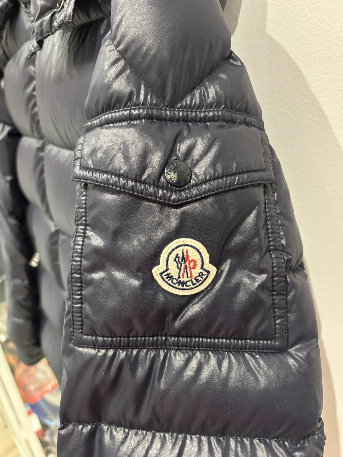 Moncler Moncler Maya Down Jacket Navy Blue Size: 1 / S Size US S / EU 44-46 / 1 - 4 Thumbnail