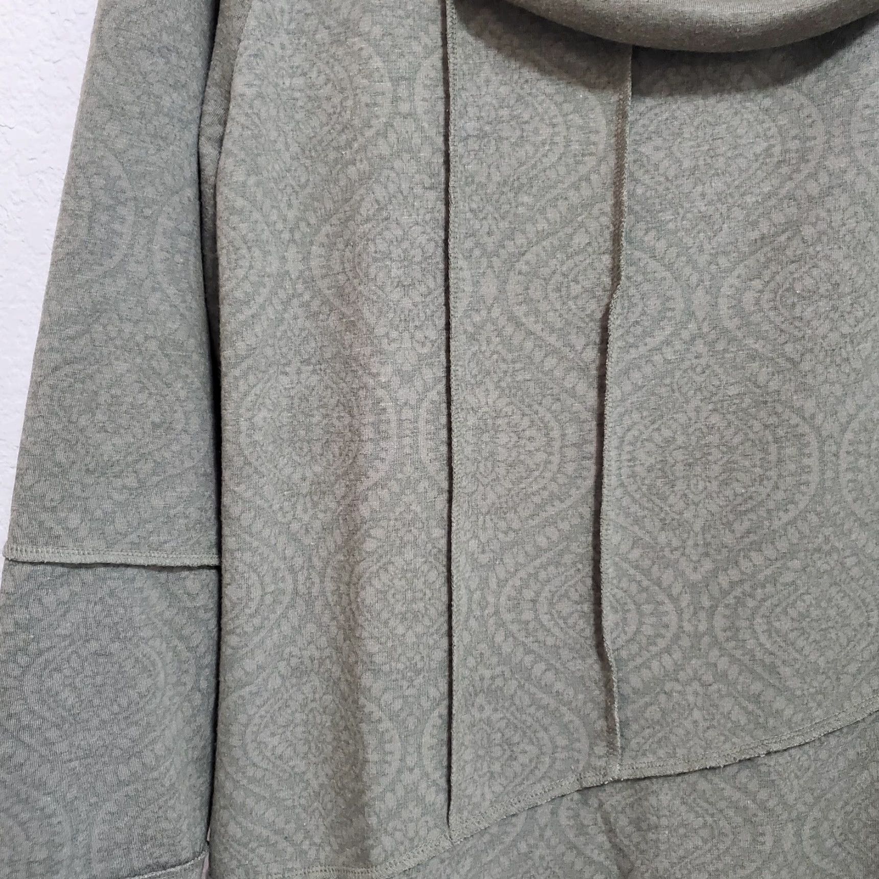 Soft Surroundings Soft Surroundings Tunic Shirt Women L Green Cowl Neck Long Sleeve Pullover Top Bohemian Lagenlook Coastal Oversized Size L / US 10 / IT 46 - 5 Thumbnail