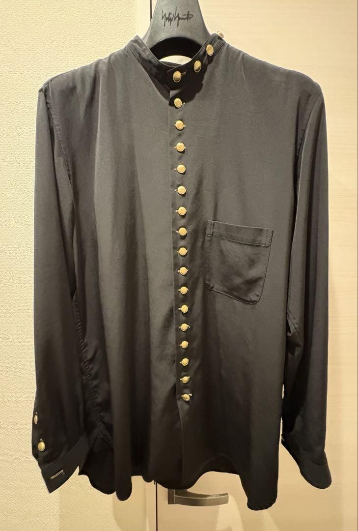 Yohji Yamamoto POUR HOMME 19aw look29 gold button shirts HC-B44-501 Size US M / EU 48-50 / 2 - 2 Thumbnail