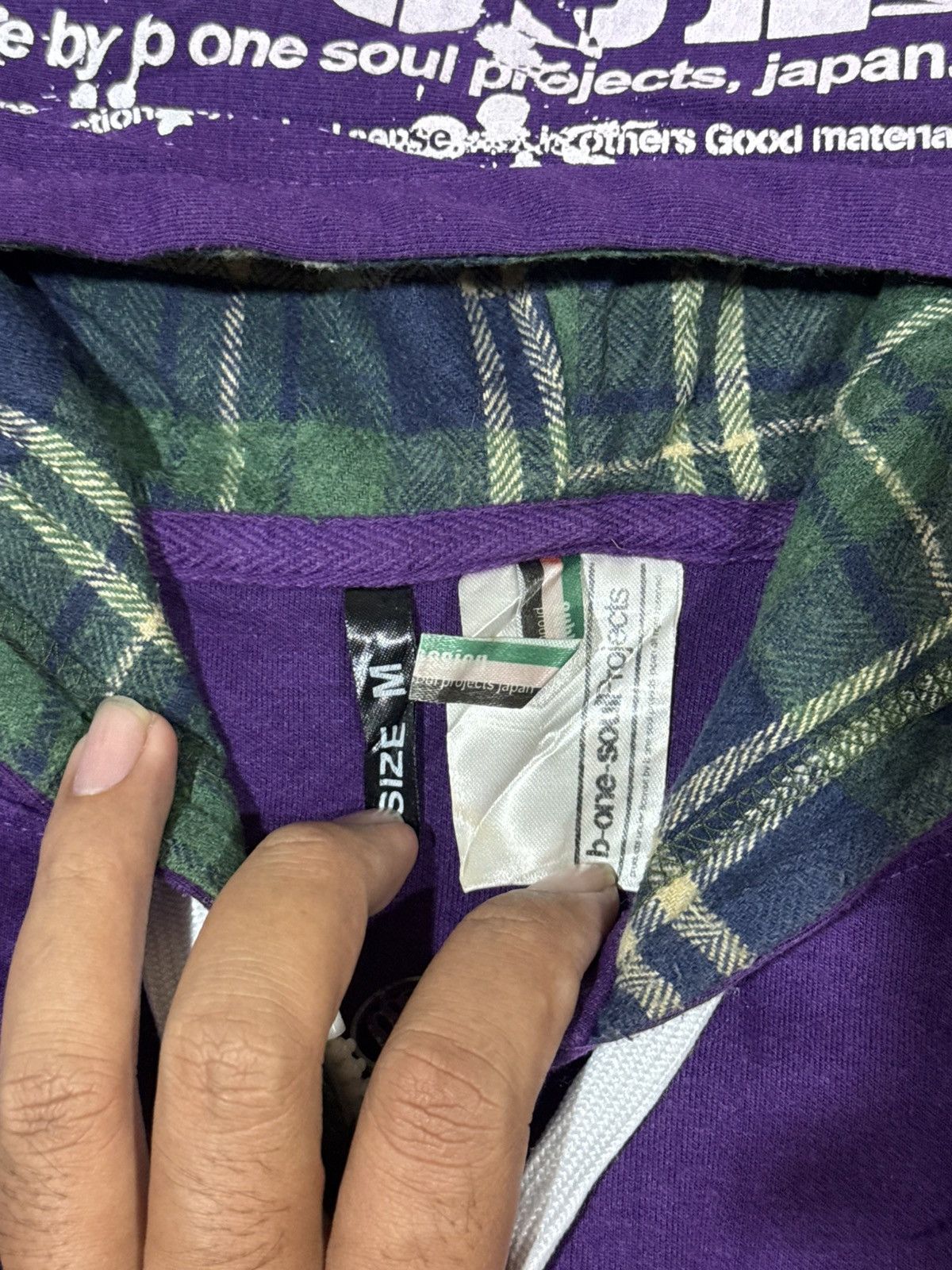 In The Attic Crazy Poem Bonesoul Purple Hoodie Japanese Styled Size US M / EU 48-50 / 2 - 6 Thumbnail