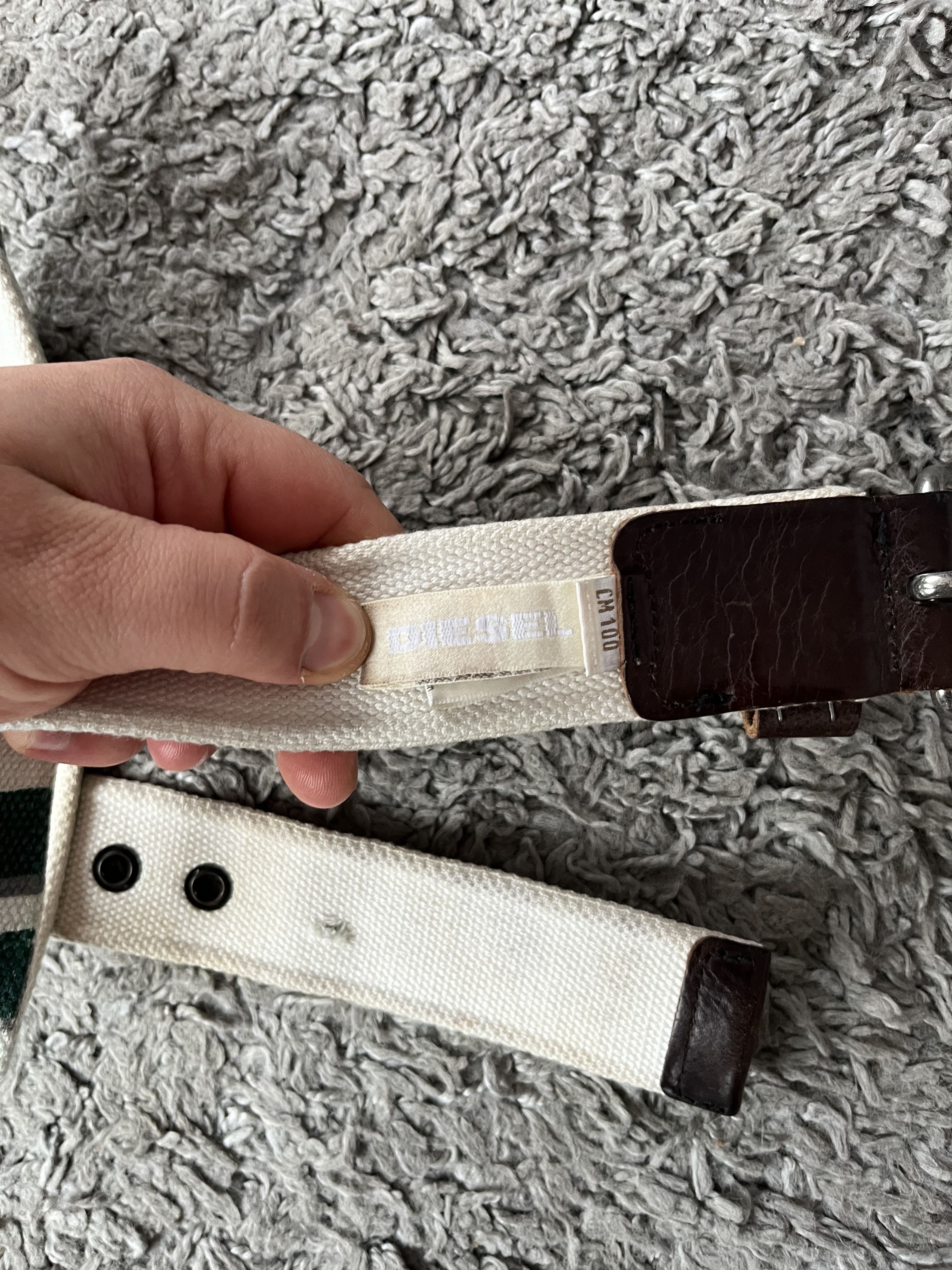 Diesel Vintage Avant Garde Belt Diesel Y2K Style Streetwear Size 40 - 4 Thumbnail