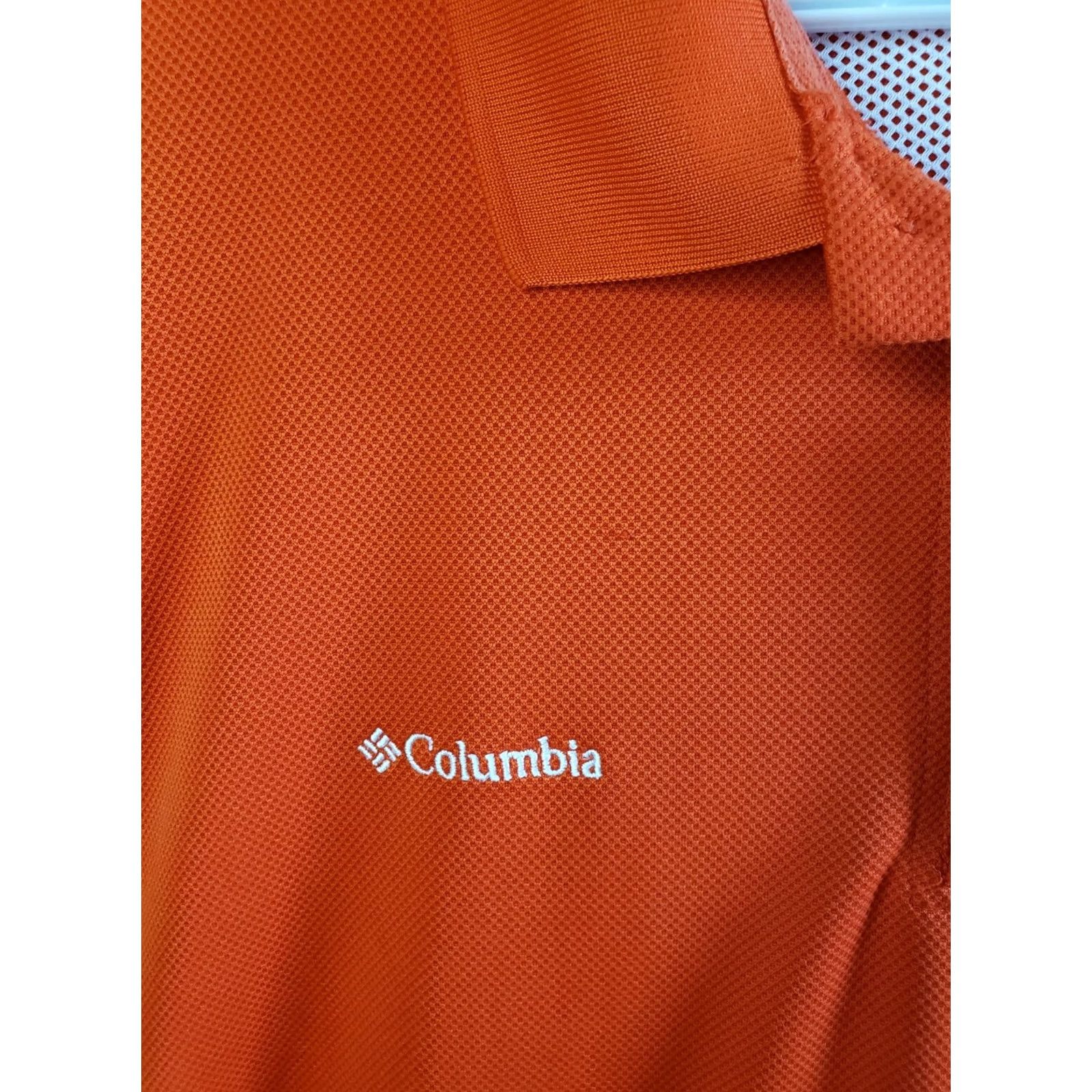 Vintage Columbia PFG Polo Shirt Orange CLEMSON Tigers Men's XL Polyester Size US XL / EU 56 / 4 - 5 Thumbnail