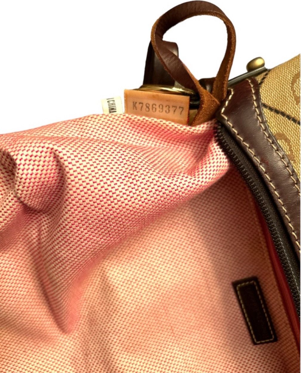 Dooney & Bourke Dooney & Bourke Classic Monogram Canvas and Leather Handbag Size ONE SIZE - 8 Thumbnail