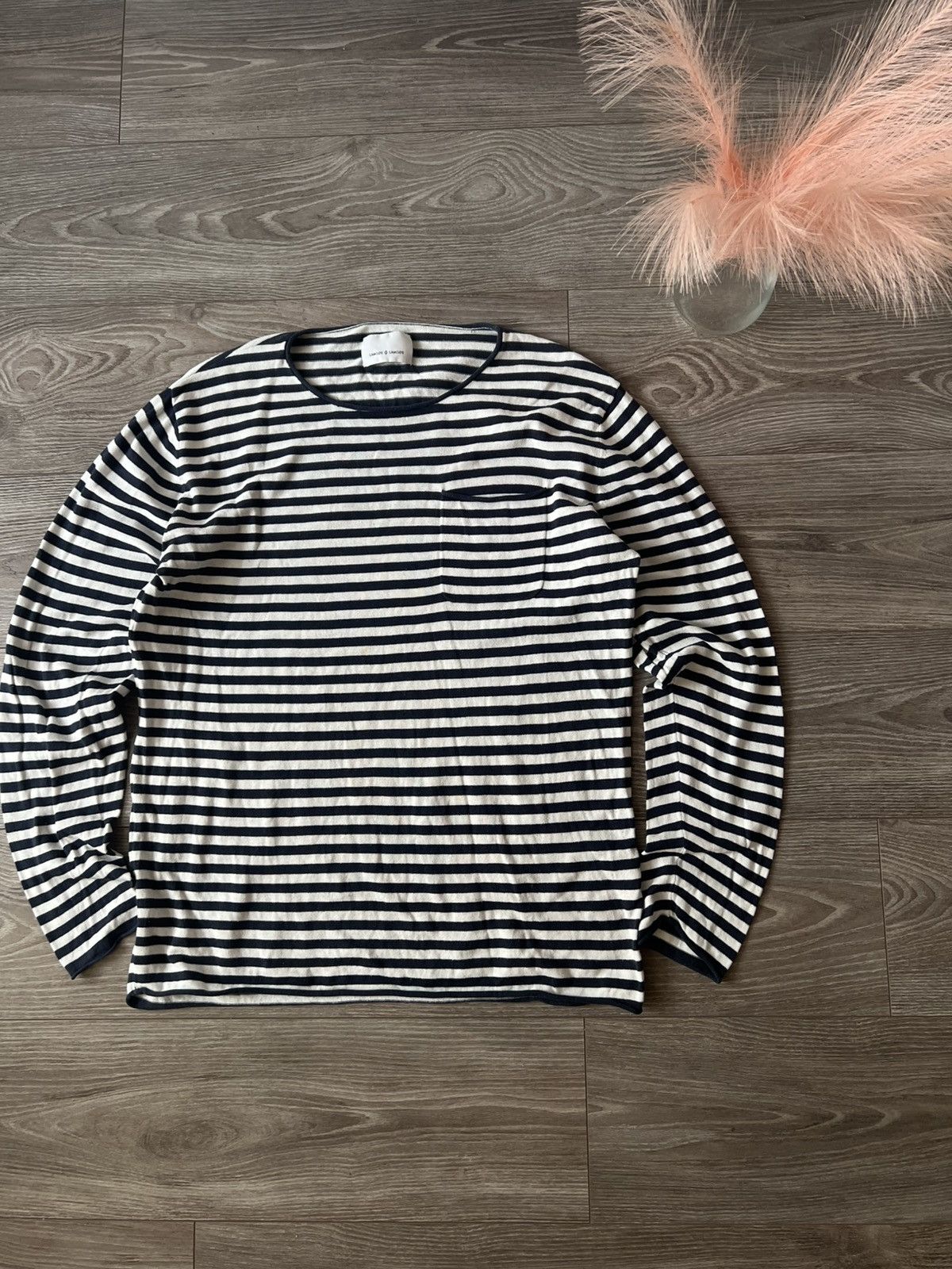 Japanese Brand × Samsoe Samsoe ‼️Archival Samsoe Samsoe Stripes Y2k Opium Long Sleeve Tee‼️ Size US XL / EU 56 / 4 - 7 Thumbnail