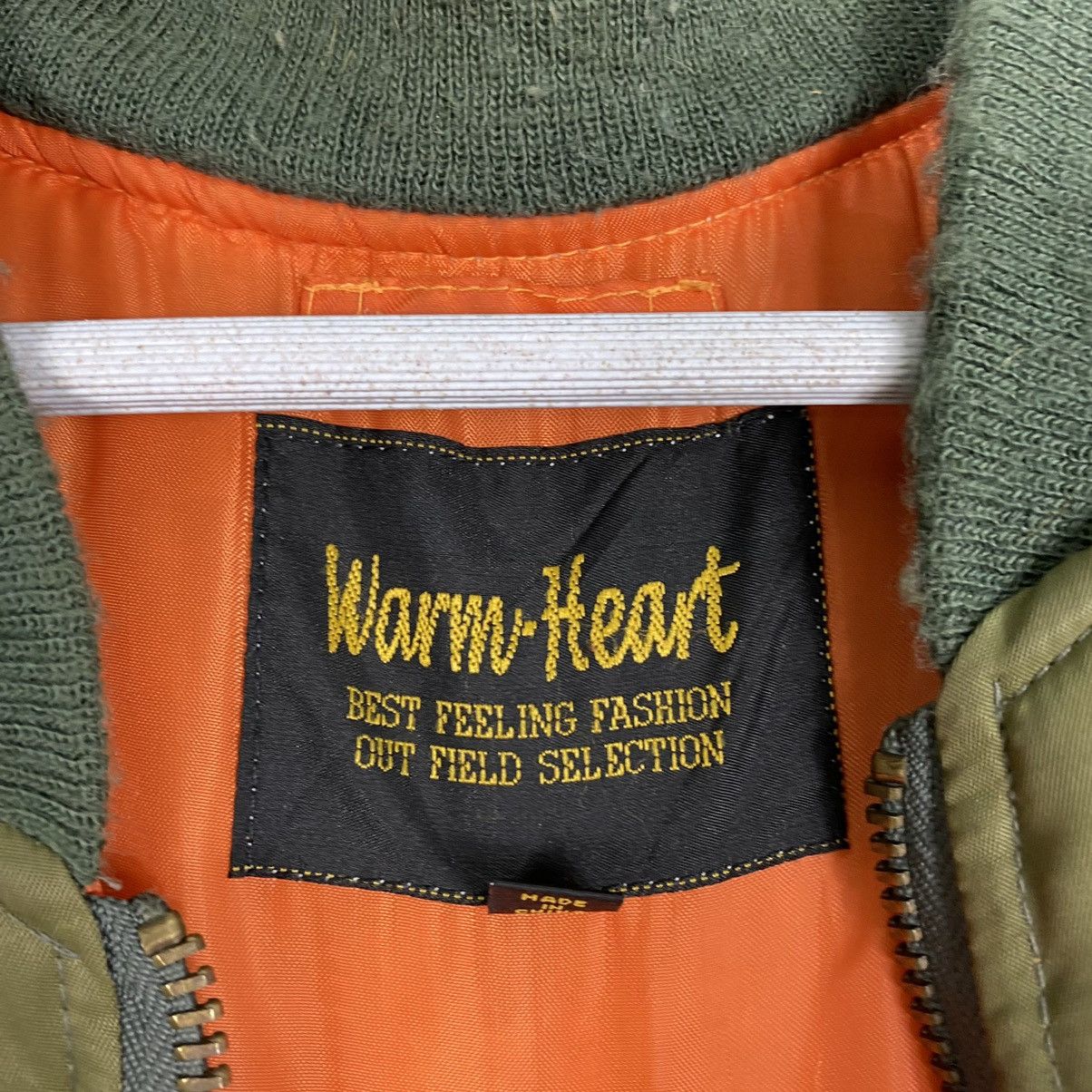 Flight Club × Japanese Brand 💥WARM HEART SUNFADED STREET RIOT MA1 BOMBER JACKET Size US L / EU 52-54 / 3 - 11 Thumbnail