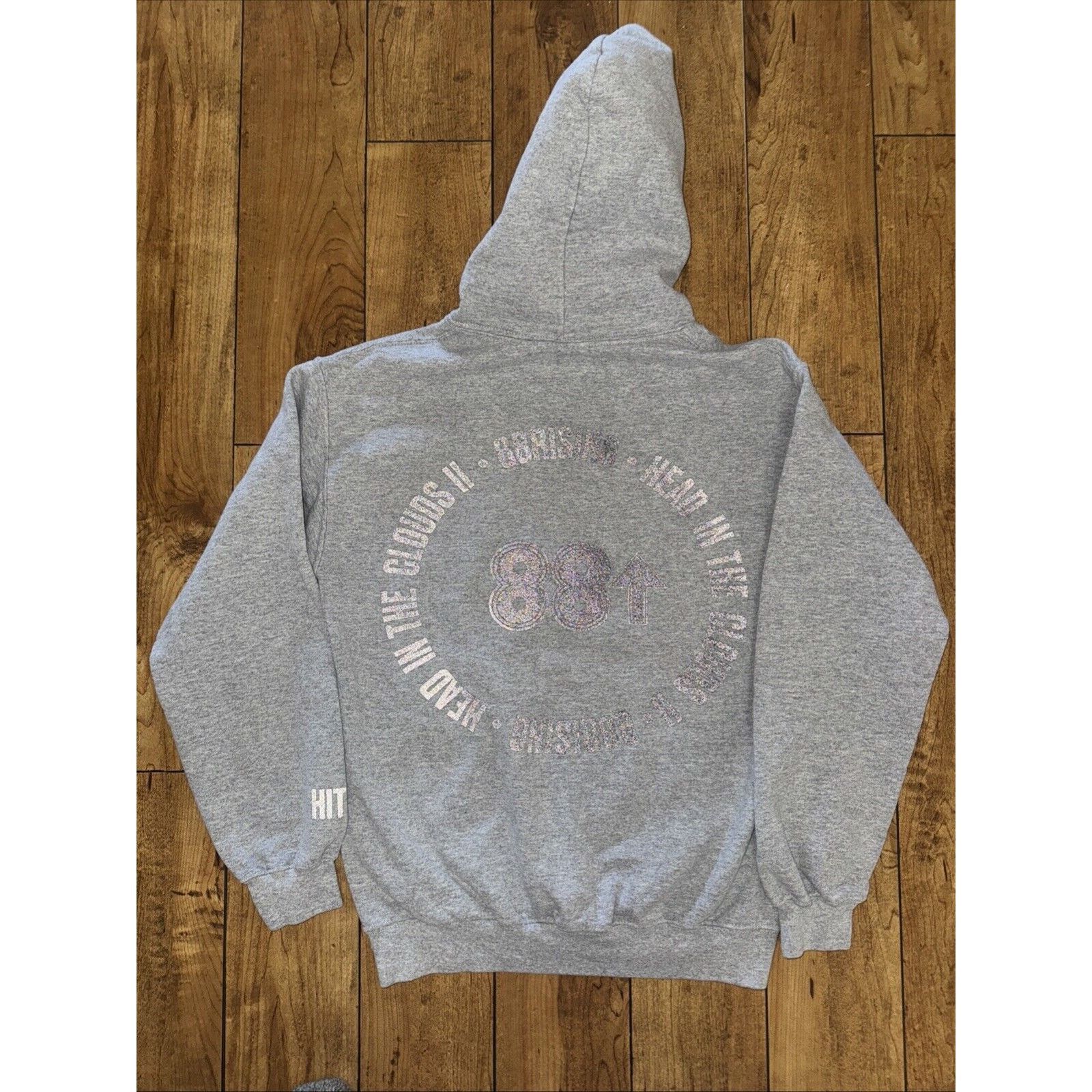 Band Tees × Japanese Brand 88 Rising Head In The Clouds Pull Over Hoodie Grey S 19x24 Size US S / EU 44-46 / 1 - 5 Thumbnail