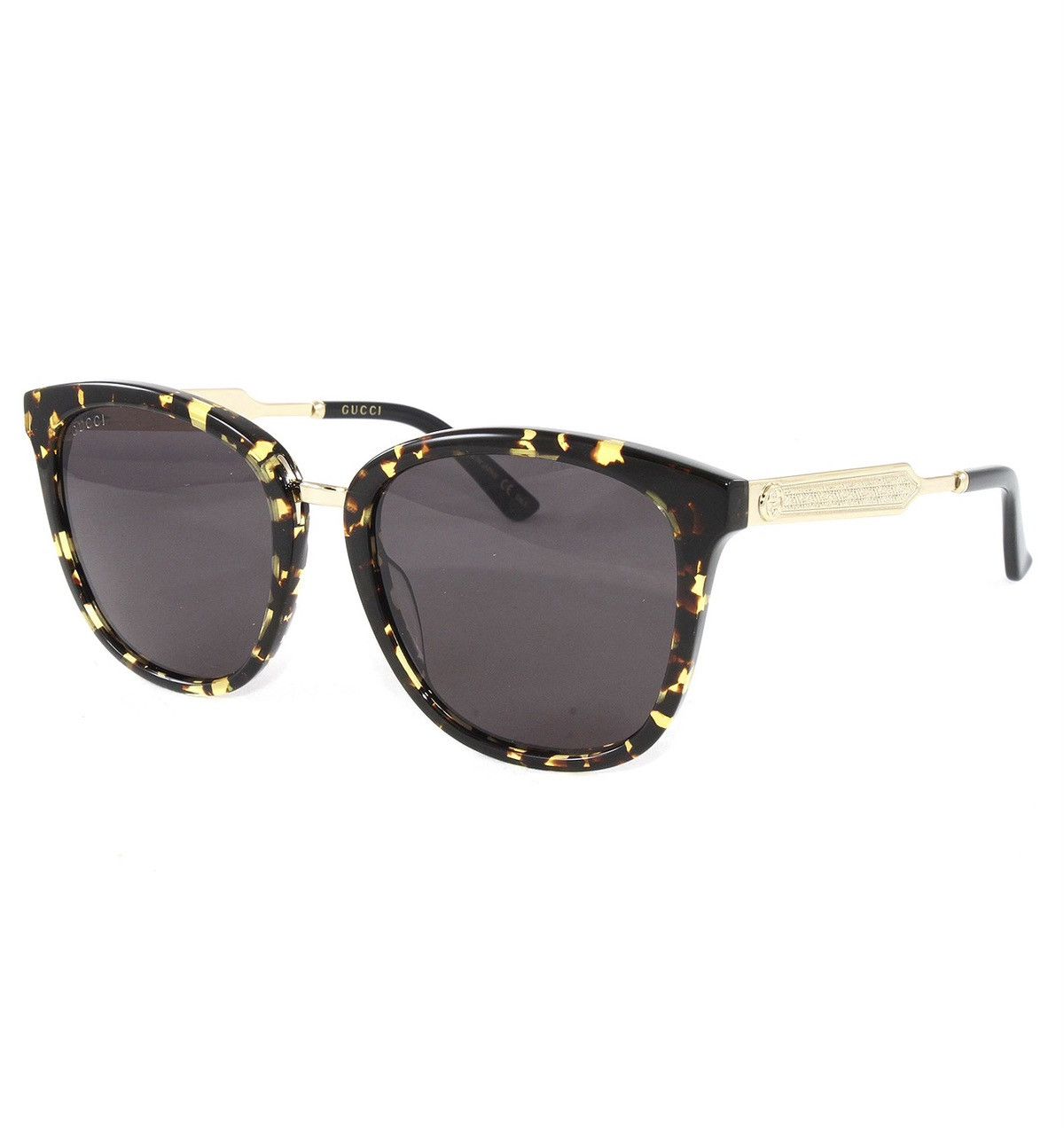 Gucci Gucci women's Sunglasses Model GG0073S 002 Havana Size ONE SIZE - 1 Thumbnail