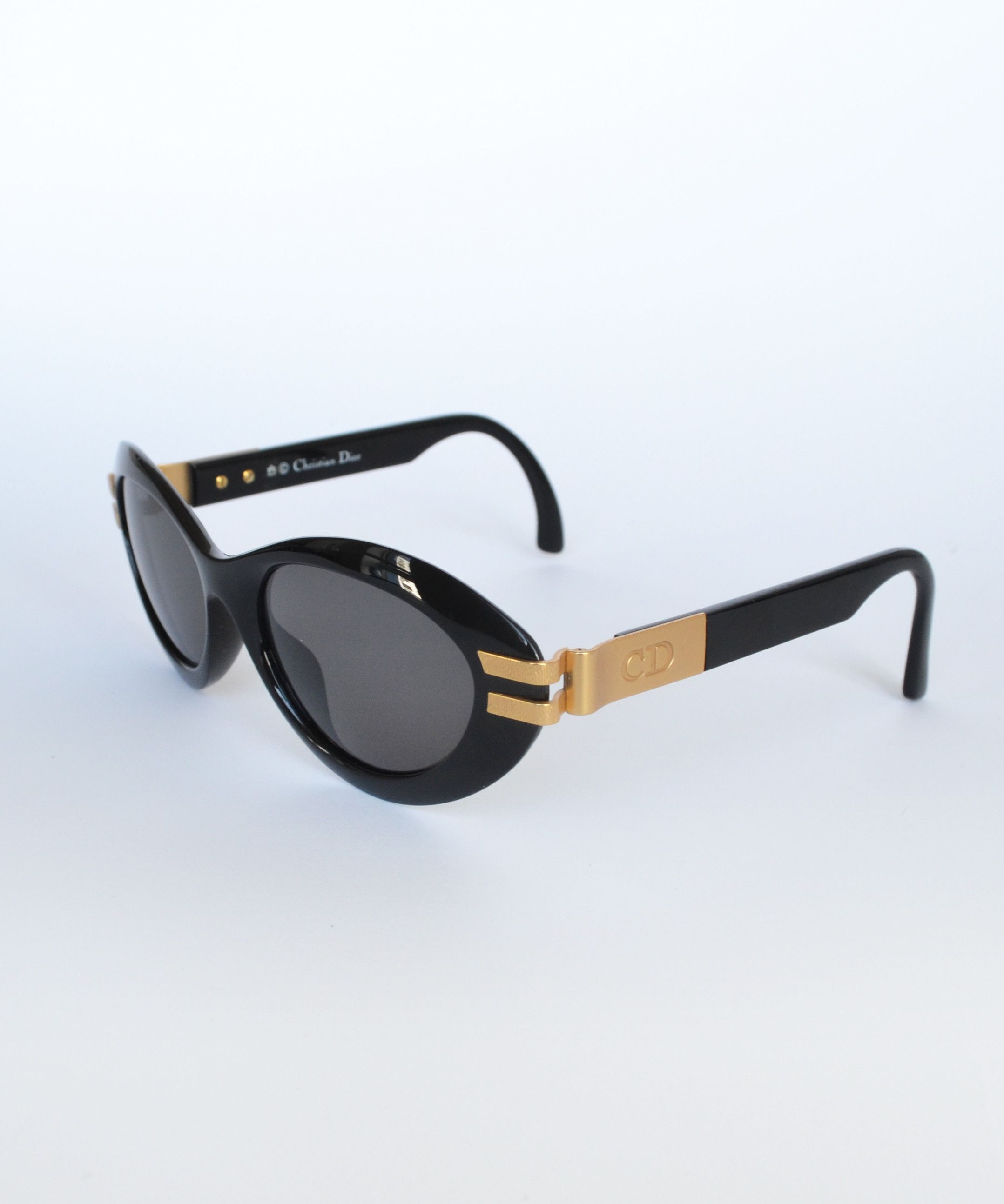 Dior DIOR Sunglasses CD Golden Glasses 2905 Oval Cat Black Size ONE SIZE - 1 Thumbnail