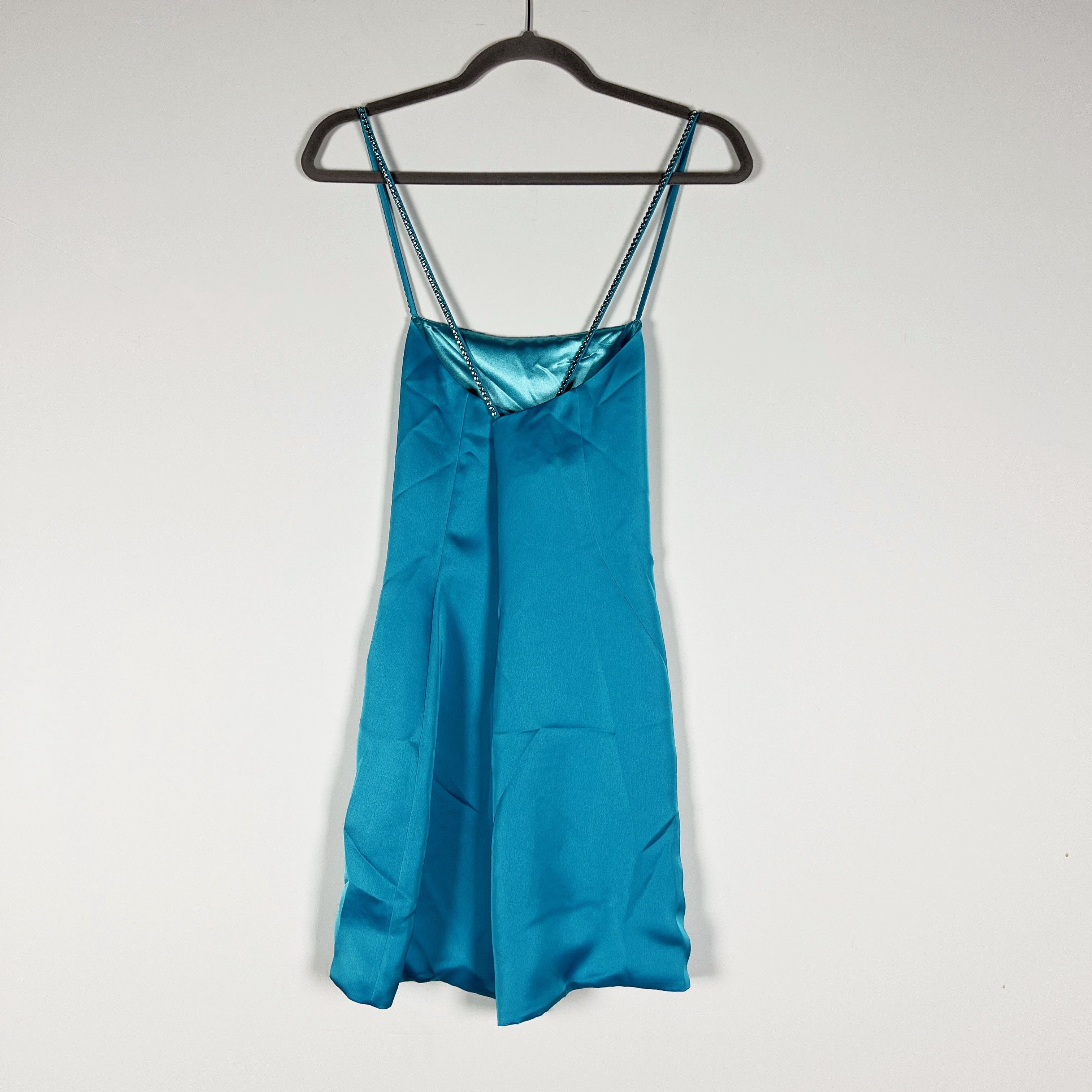 The Attico The Attico Fujiko Satin Crystal Jewel Embellished Size XS / US 0-2 / IT 36-38 - 4 Thumbnail