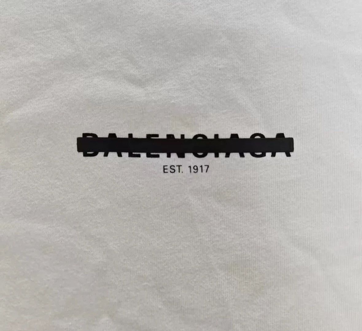 Balenciaga Balenciaga 22fw occlusion line logo short sleeved T-shirt Size US M / EU 48-50 / 2 - 3 Thumbnail