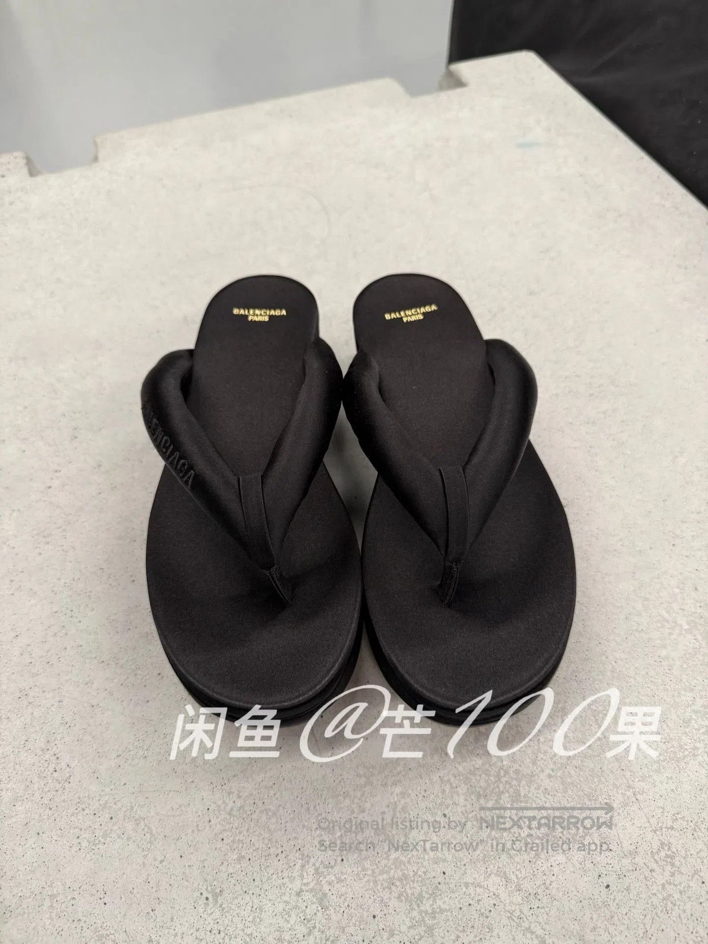 Balenciaga Balenciaga 26 Black Platform Thong Sandals. Size US 9.5 / IT 39.5 - 3 Thumbnail