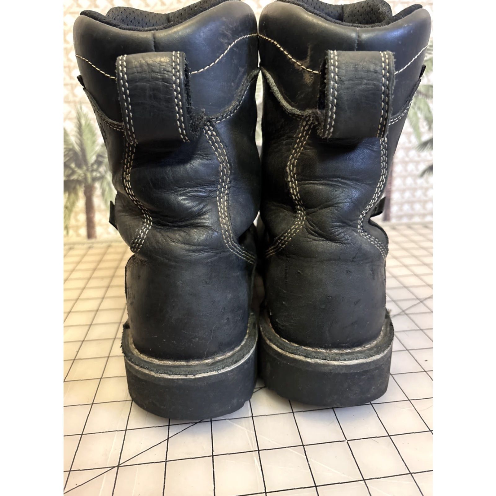 DANNER Quarry 8 Black Leather AT Gore Tex Work Boots 17311 USA