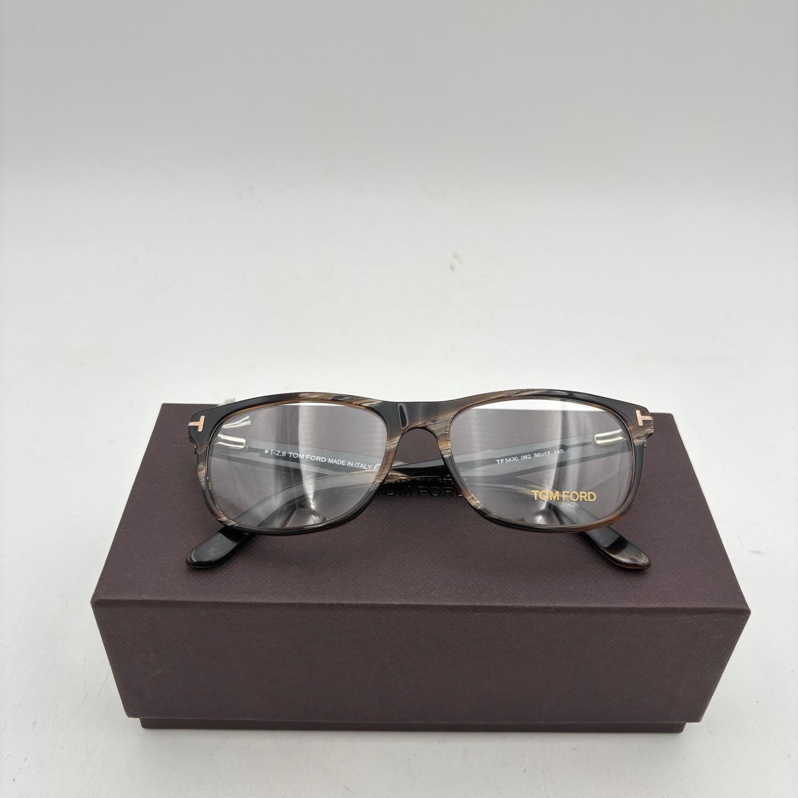 Tom Ford Tom Ford TF5430 062 Havana Frames Made in Italy Size ONE SIZE - 4 Thumbnail