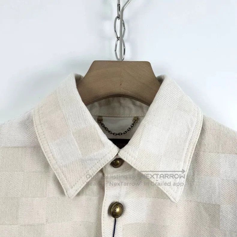 Louis Vuitton Louis Vuitton Embroidered Logo Check Short Shirt. Size US S / EU 44-46 / 1 - 3 Thumbnail
