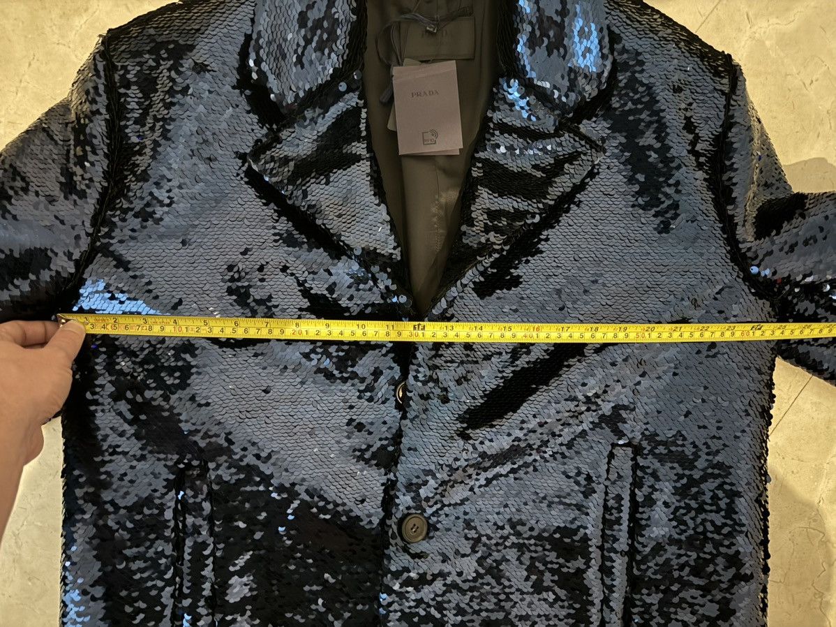 Prada 8200€ Prada BNWT men’s Sequin Cappotto Paillettes coat 48 M Size US M / EU 48-50 / 2 - 12 Thumbnail
