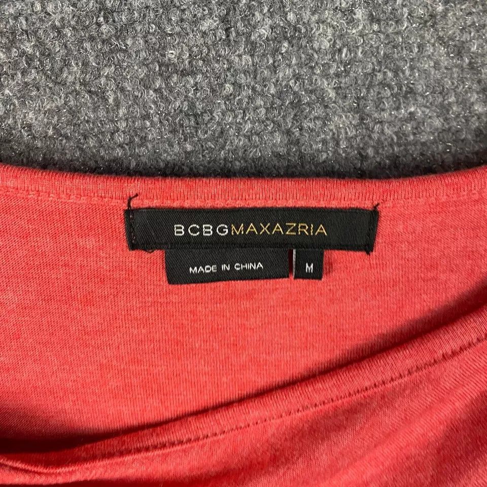 Bcbgmaxazria BCBGMaxazria Dress Women's Medium Red Polyester Blend M Size M / US 6-8 / IT 42-44 - 3 Thumbnail