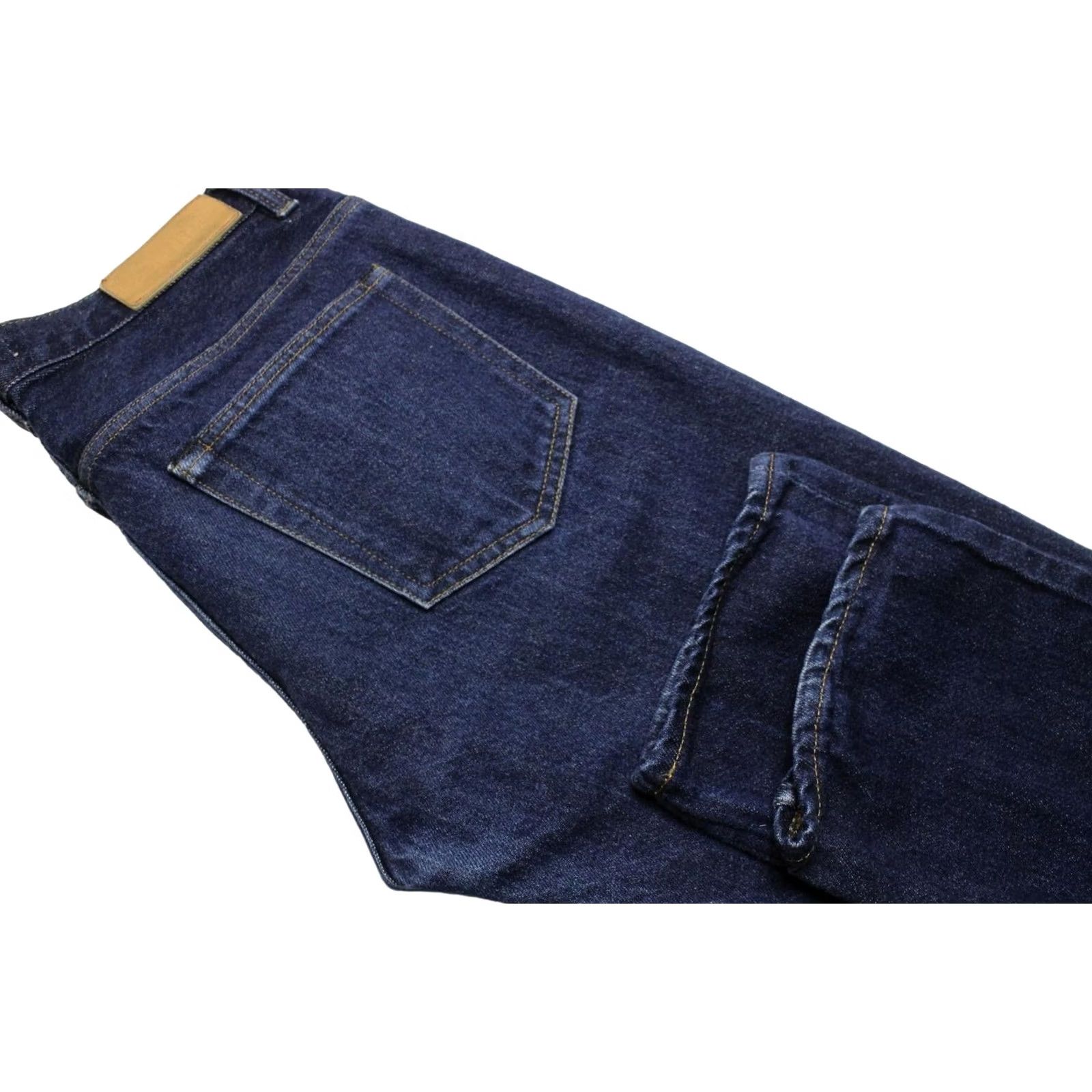Vintage Acne Roc New Raw Jeans Men's W32/L32 Dark Blue Straight Fit Button Fade Effect Size US 32 / EU 48 - 5 Thumbnail