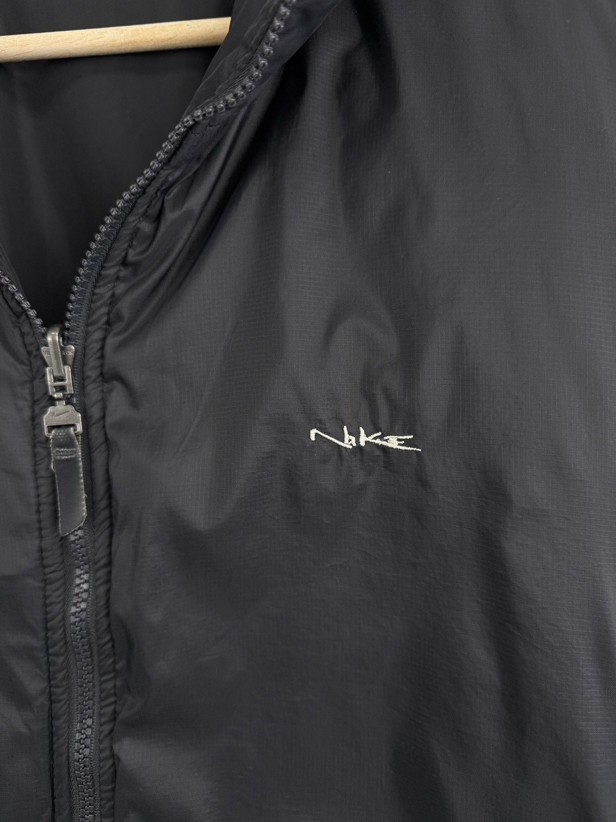 Nike 🇺🇸Vintage 90s Nike Reversible Puffer Jacket Synthetic Filling Size US L / EU 52-54 / 3 - 12 Thumbnail