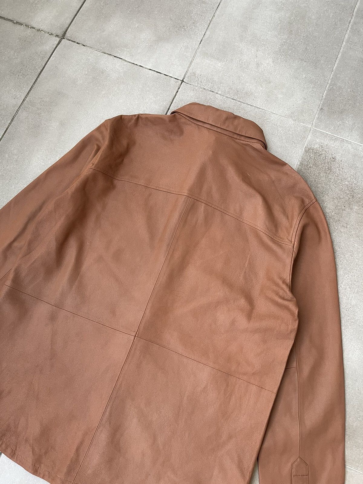 Other !DS! SS23 Studio ID Andrew Brown Leather Shirt Size US M / EU 48-50 / 2 - 18 Thumbnail