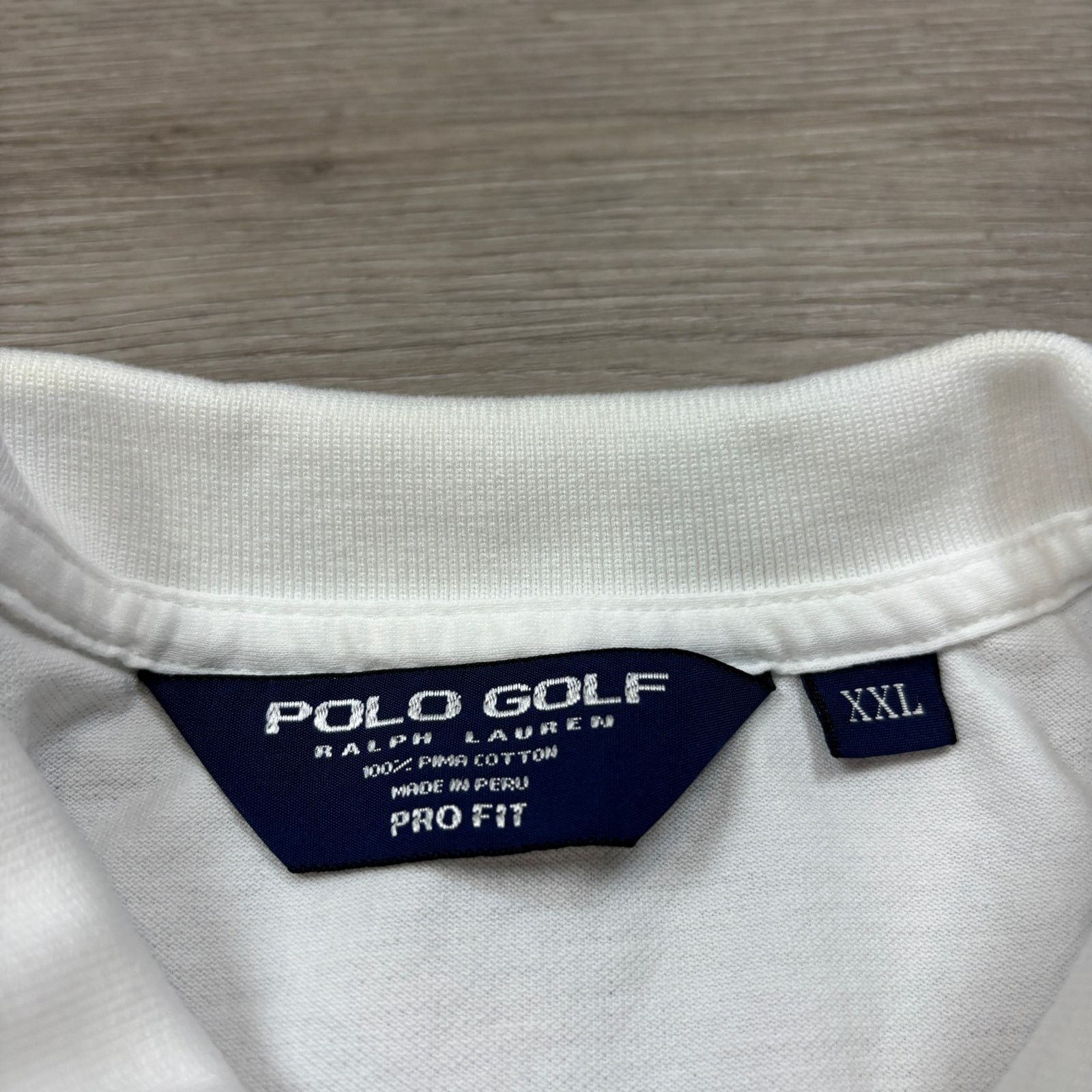RLX Ralph Lauren × Vintage Vintage Polo Golf Pima Cotton Pro Fit Long Sleeve Polo 2XL Size US XXL / EU 58 / 5 - 5 Thumbnail