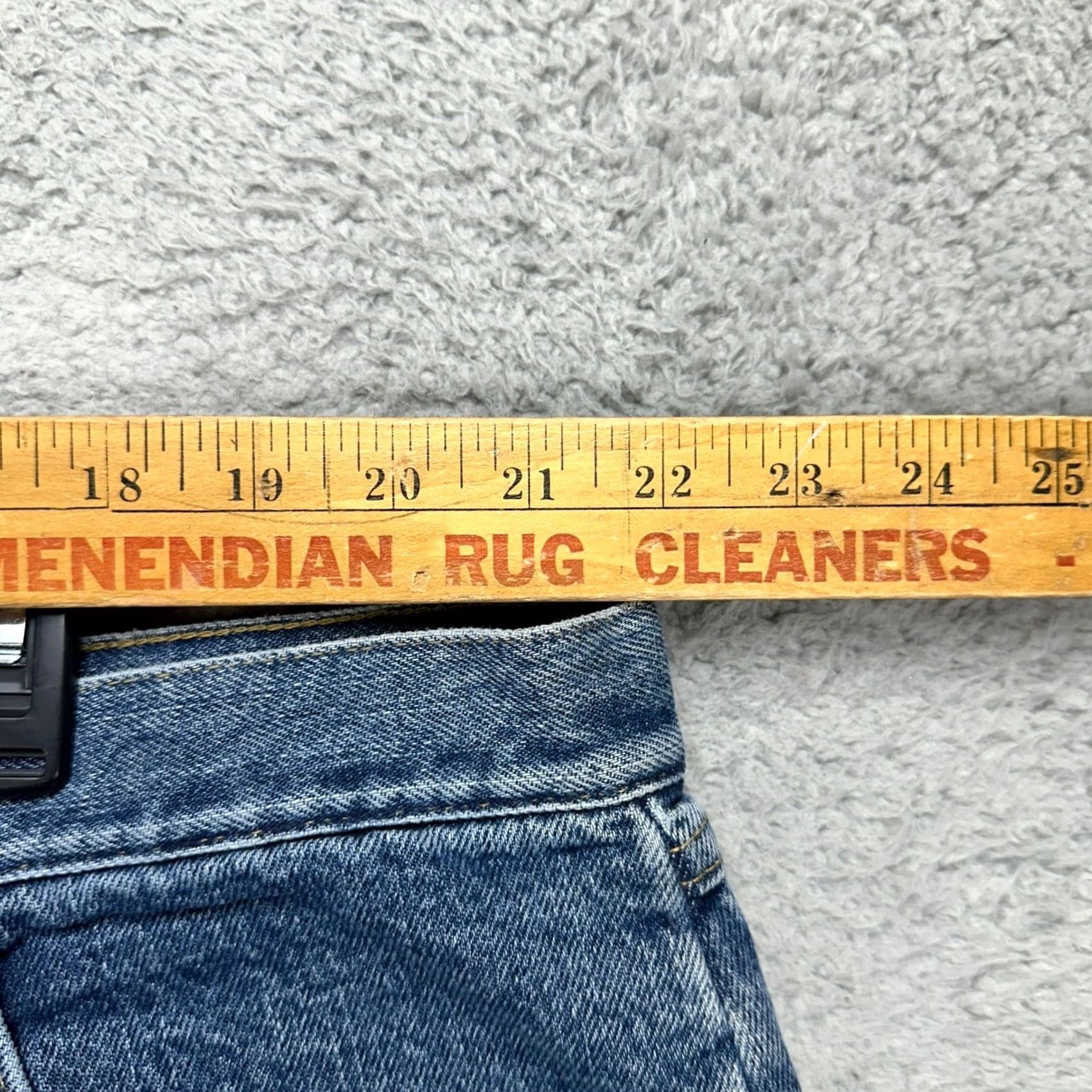 Wrangler Wrangler Jeans Mens Relaxed Fit 44X30 Blue Straight Denim 5 Pocket Pants NEW Size US 44 / EU 60 - 5 Thumbnail