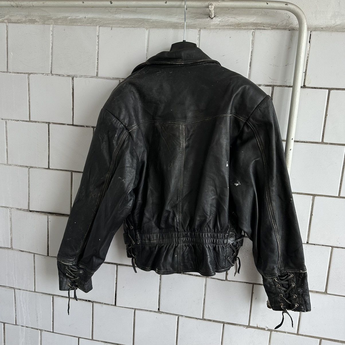 Japanese Brand × Vintage Vintage Japanese Style Moto Leather Jacket Style USA Y2K 90s Size XL / US 12-14 / IT 48-50 - 2 Thumbnail