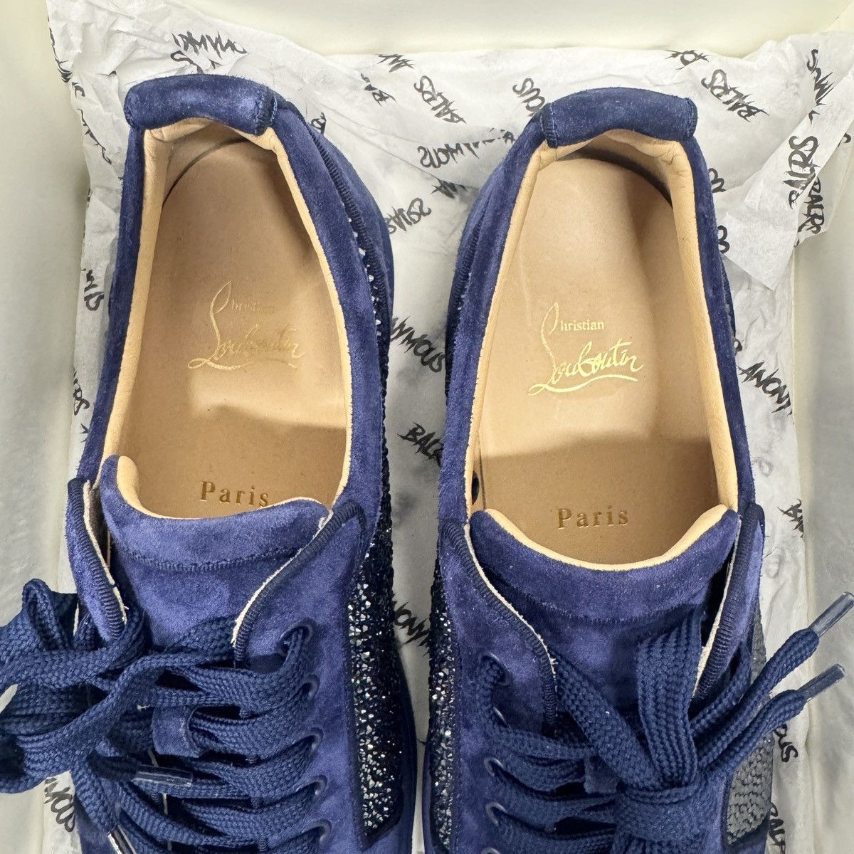 Christian Louboutin Christian Louboutin Louis Junior Strass Trainers RRP £1950 Size US 8.5 / EU 41-42 - 9 Thumbnail