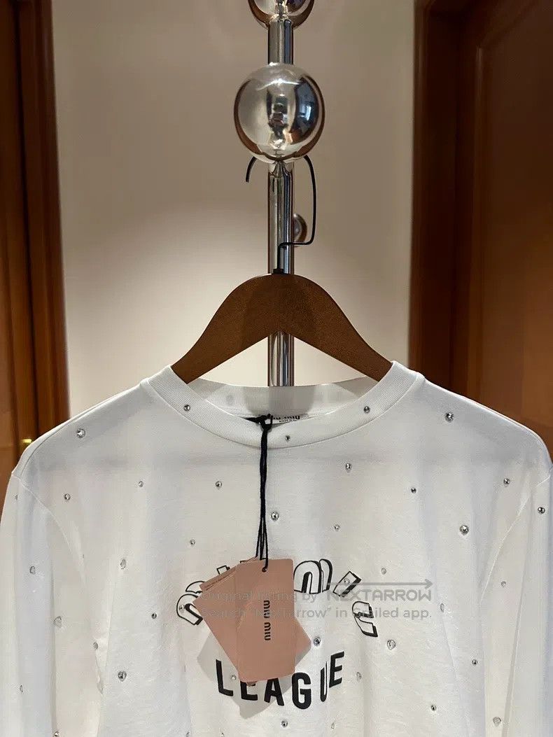 Miu Miu Miu Miu Size XS Crop Tops Size XS / US 0-2 / IT 36-38 - 2 Thumbnail