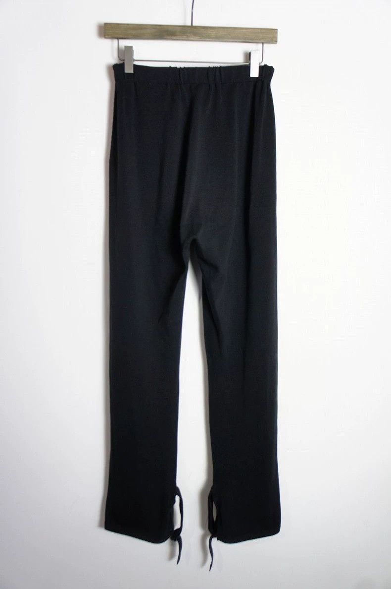 Y's Y's size 2 22SS Black Strap Knit Pants Size US 28 / EU 44 - 2 Thumbnail