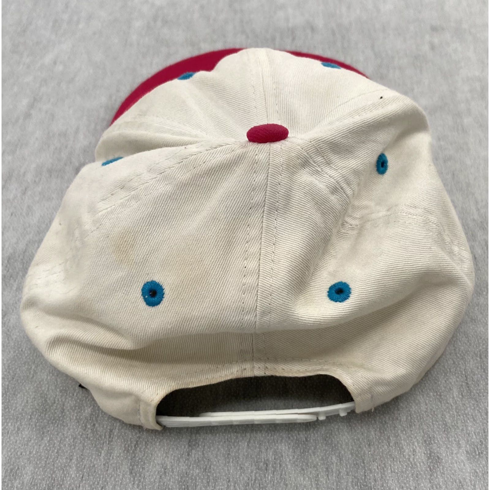 New Era VINTAGE New Era STYLE DIRTY Snapback Hat ADULT Men Cotton Graffiti Pink Blue Cap Size ONE SIZE - 5 Thumbnail