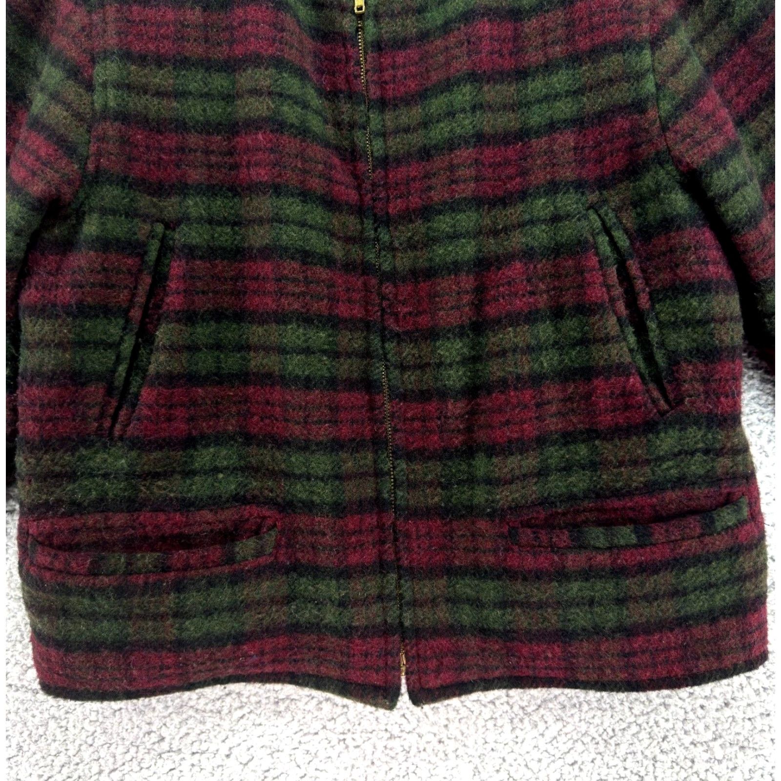 Golden Bear VINTAGE Golden Bear Wool Plaid Trucker Jacket Leather Collar Made in USA Men's Size S Size US S / EU 44-46 / 1 - 2 Thumbnail