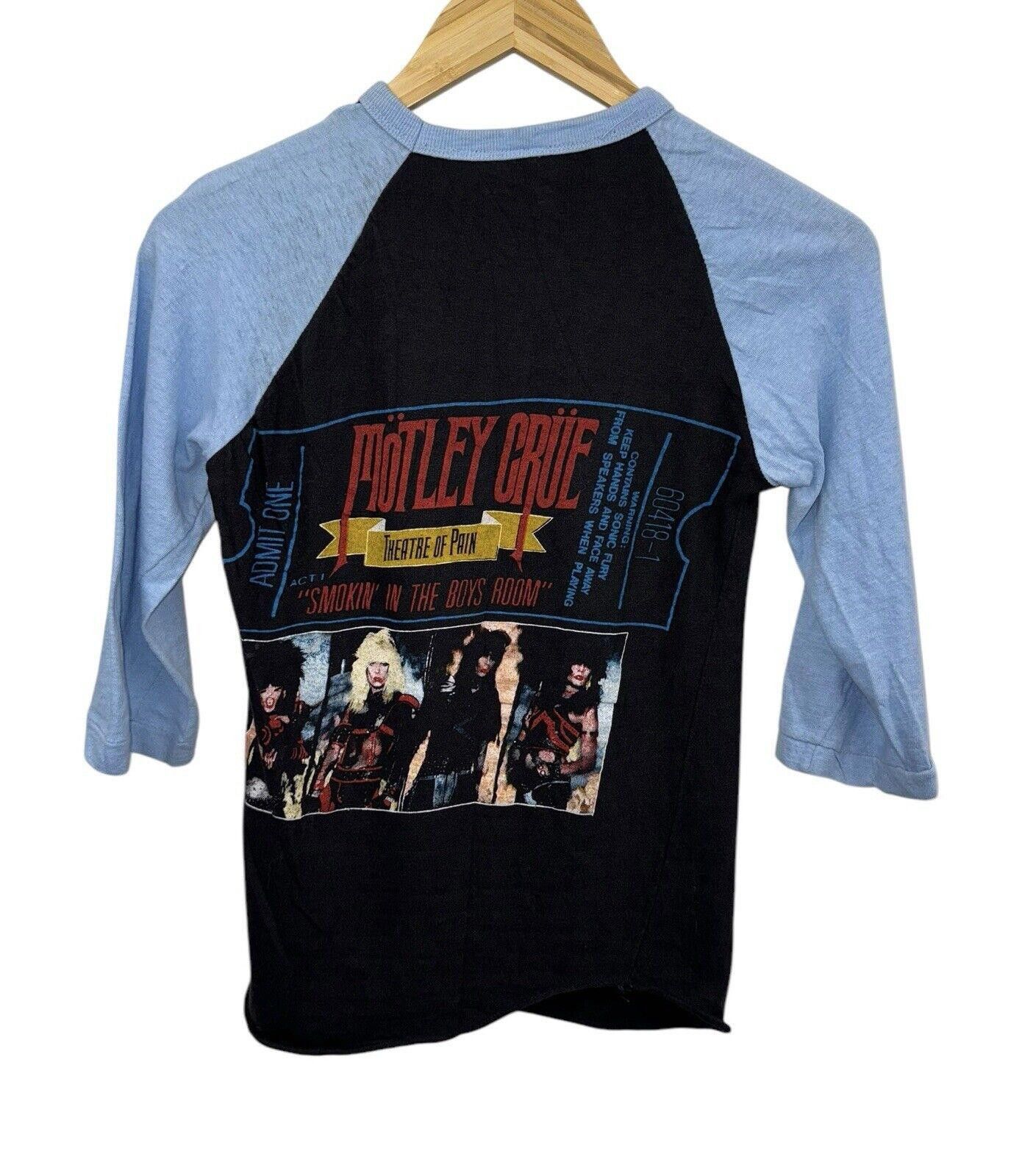 Designer Vintage Motley Crue Theatre Of Pain 1985 Band Shirt Sz S Size US S / EU 44-46 / 1 - 2 Thumbnail