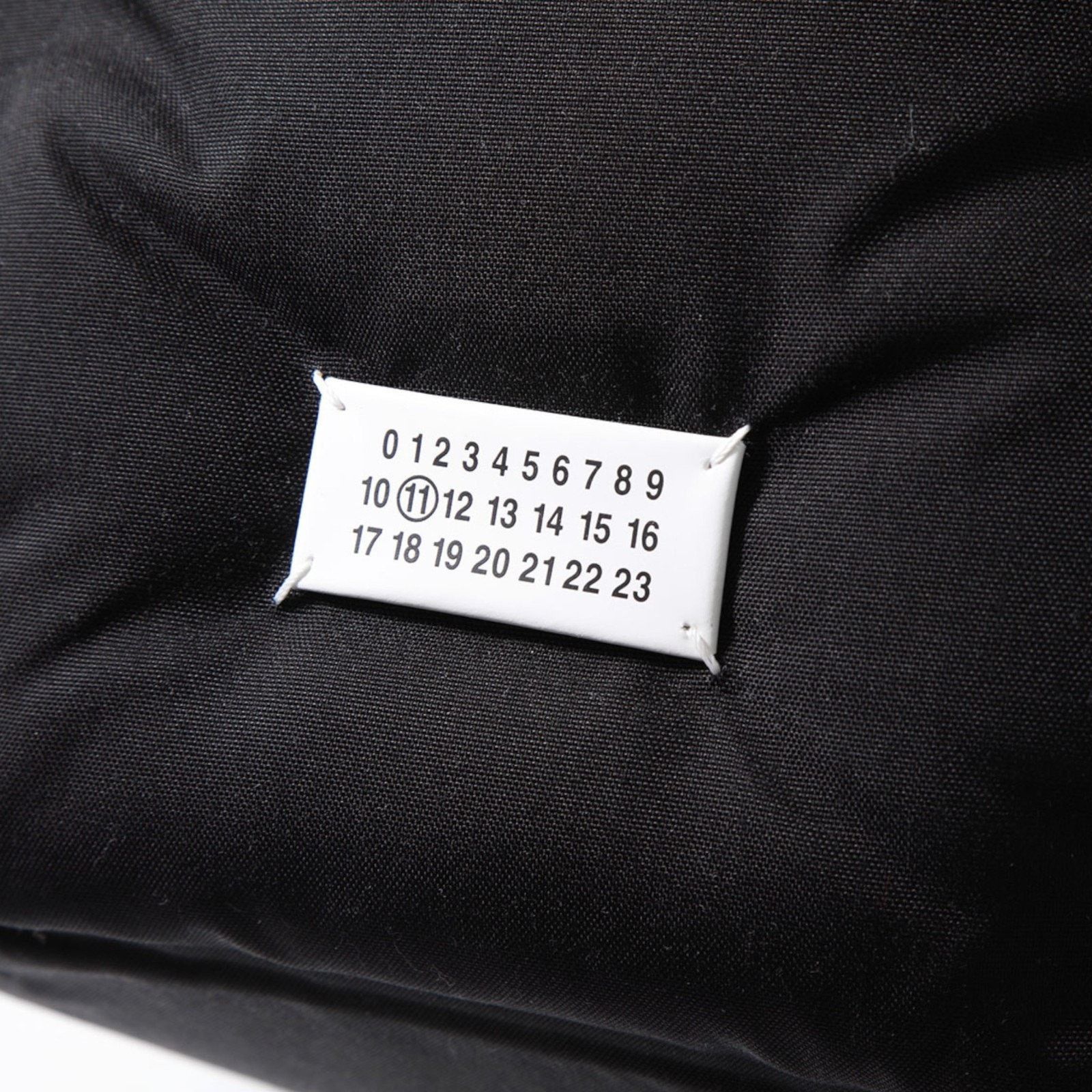 Maison Margiela Glam Slam Numbers Patch Canvas Backpack Black - New $2050 Size ONE SIZE - 10 Thumbnail