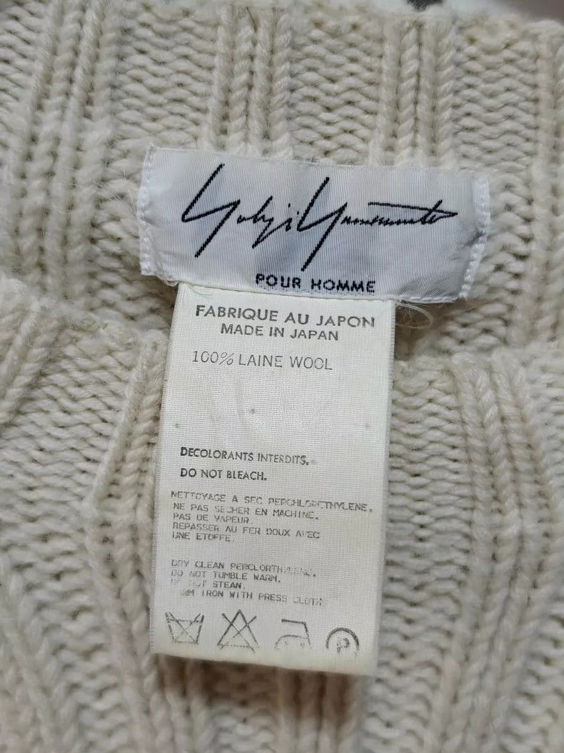 Yohji Yamamoto Yohji Yamamoto size os 97AW White Multi-Pocket Sweater 250 Size US M / EU 48-50 / 2 - 4 Thumbnail
