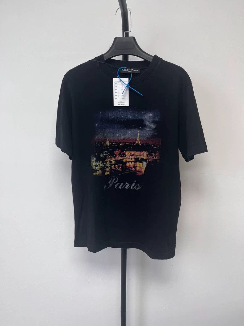 Balenciaga balenciaga Night Paris Tower short sleeves Size US S / EU 44-46 / 1 - 1 Thumbnail