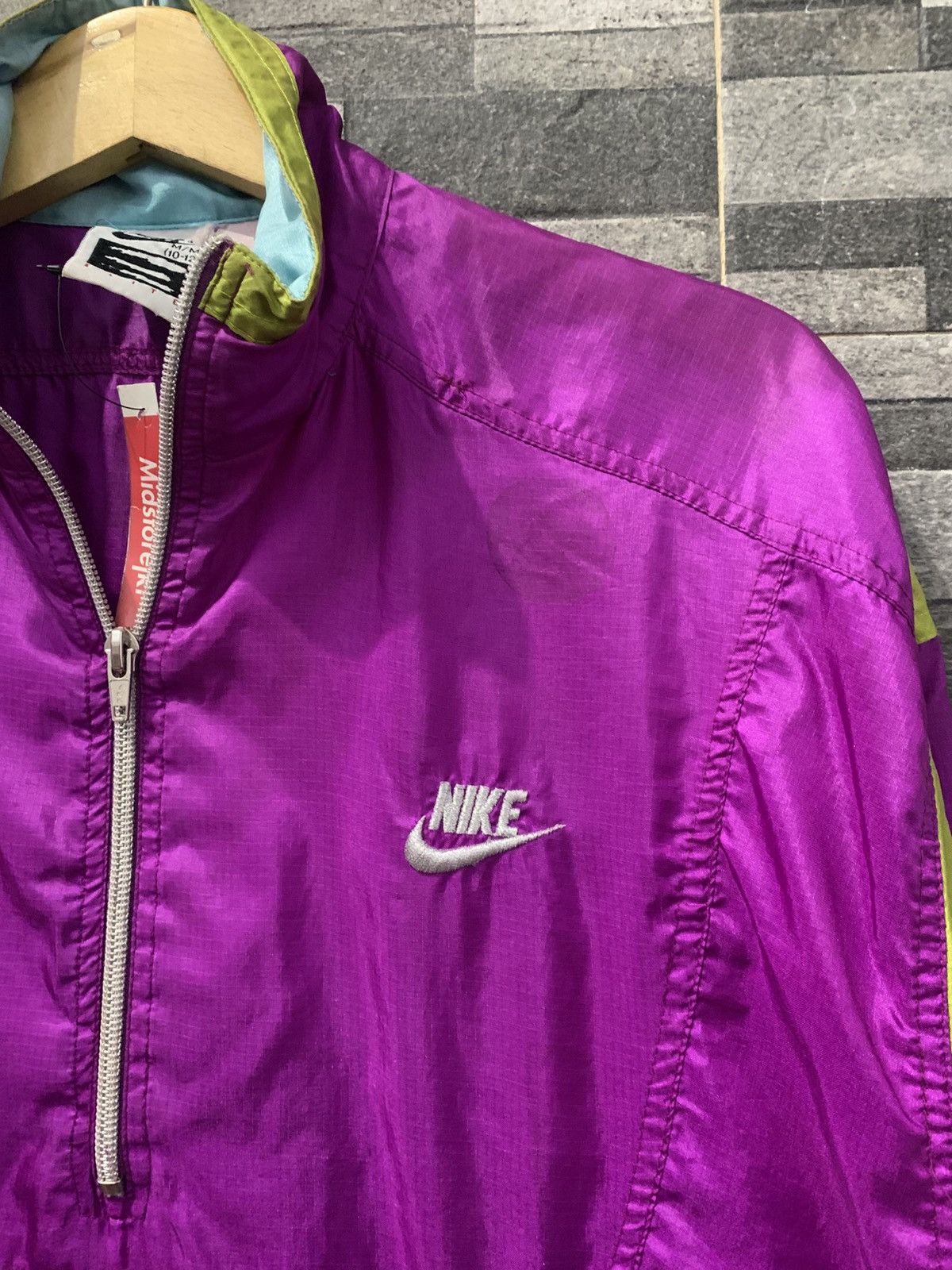 Nike Vintage Nike Elite Nylon Windbreaker Size US L / EU 52-54 / 3 - 3 Thumbnail