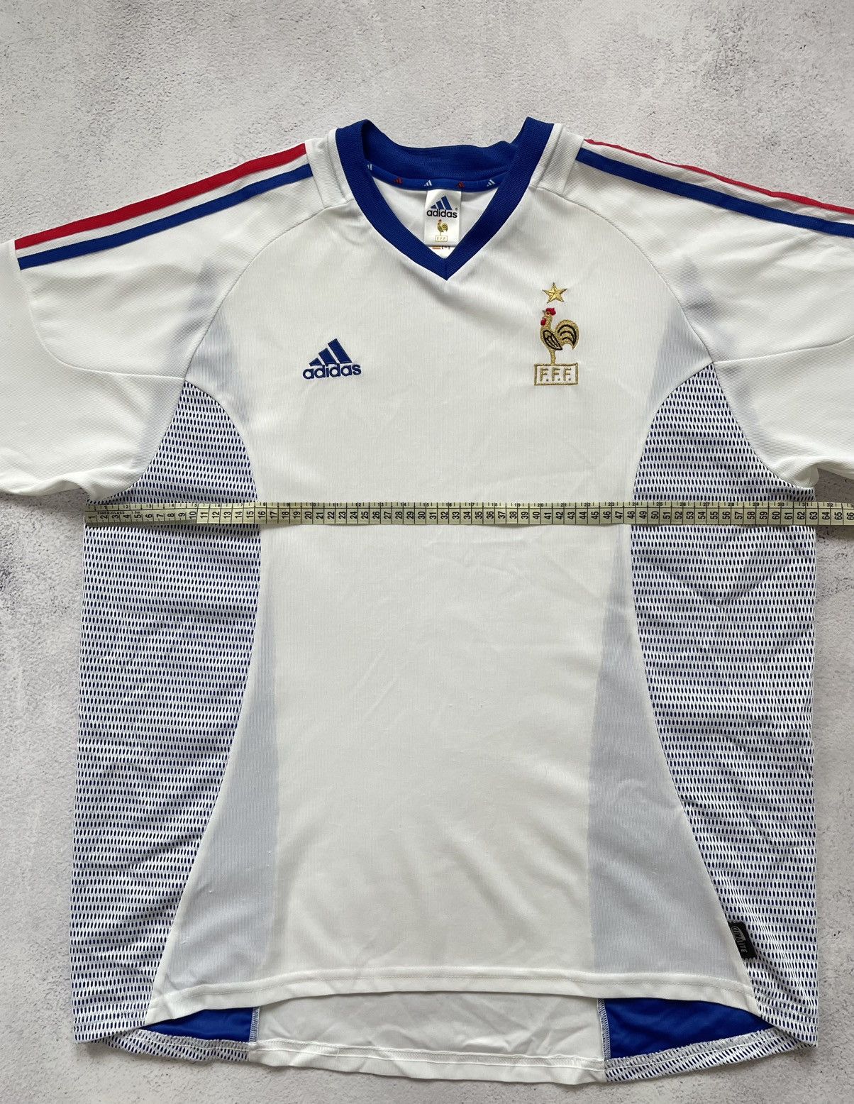 Adidas Adidas France National Team 2002-2004 Away Football Jersey Size US XL / EU 56 / 4 - 11 Thumbnail
