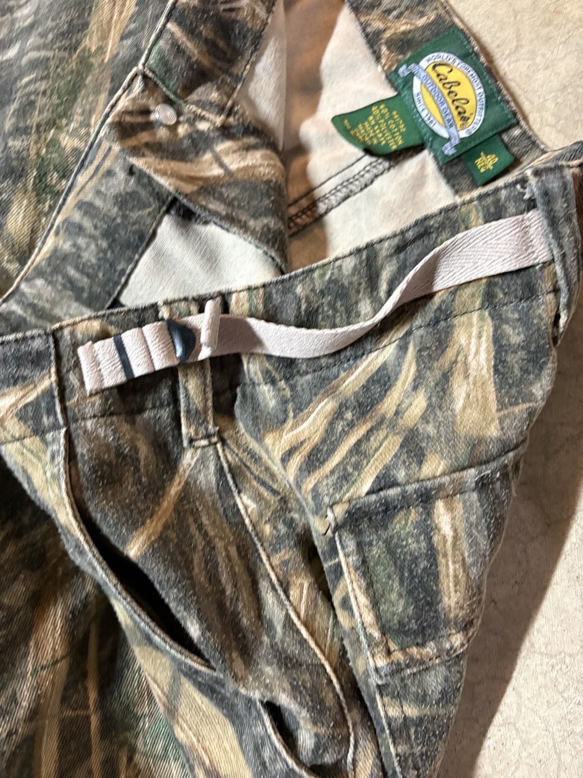 Cabelas Vintage 90s Cabela’s Mossy Oak Camo Cargo Pants Size 40x32 Size US 40 / EU 56 - 5 Thumbnail