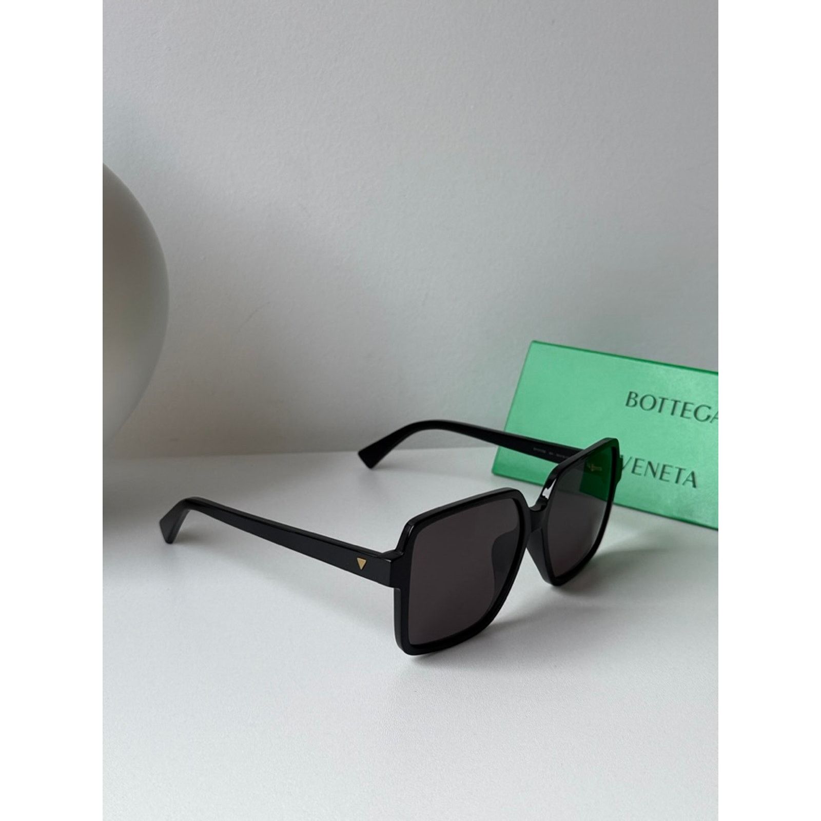 Bottega Veneta NEW Bottega Veneta BV1317SK Black Square Sunglasses Size ONE SIZE - 5 Thumbnail