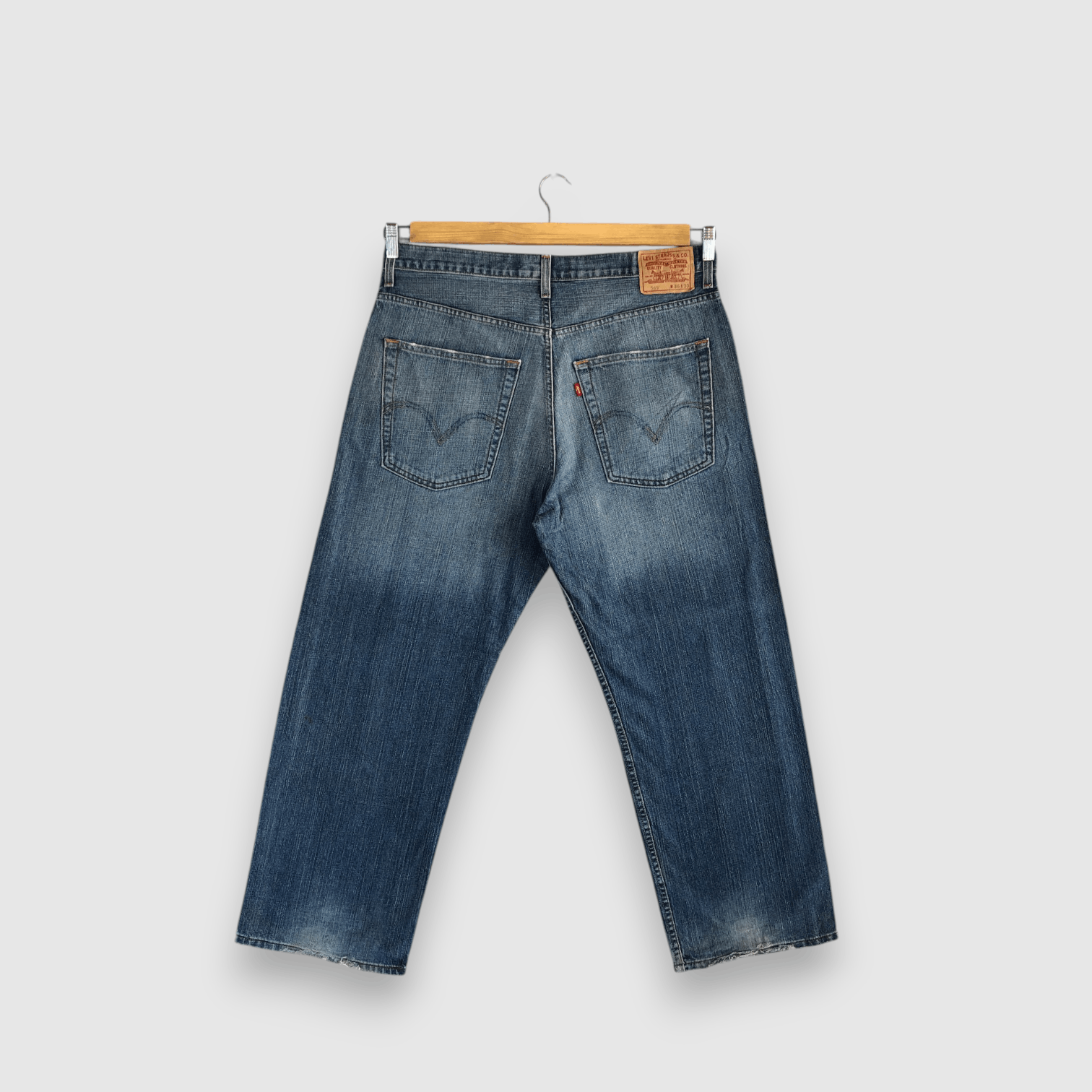 Levi's Vintage Y2K/2000s Levis Baggy Loose Jeans Levi's 569 Denim Size US 36 / EU 52 - 2 Thumbnail
