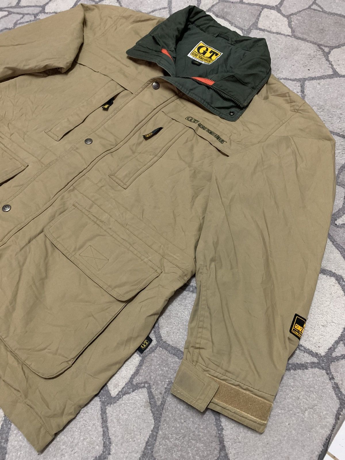 Vintage GEORGE THOMAS G.T HAWKINS ENGLAND HIKING JACKET Size US L / EU 52-54 / 3 - 2 Thumbnail